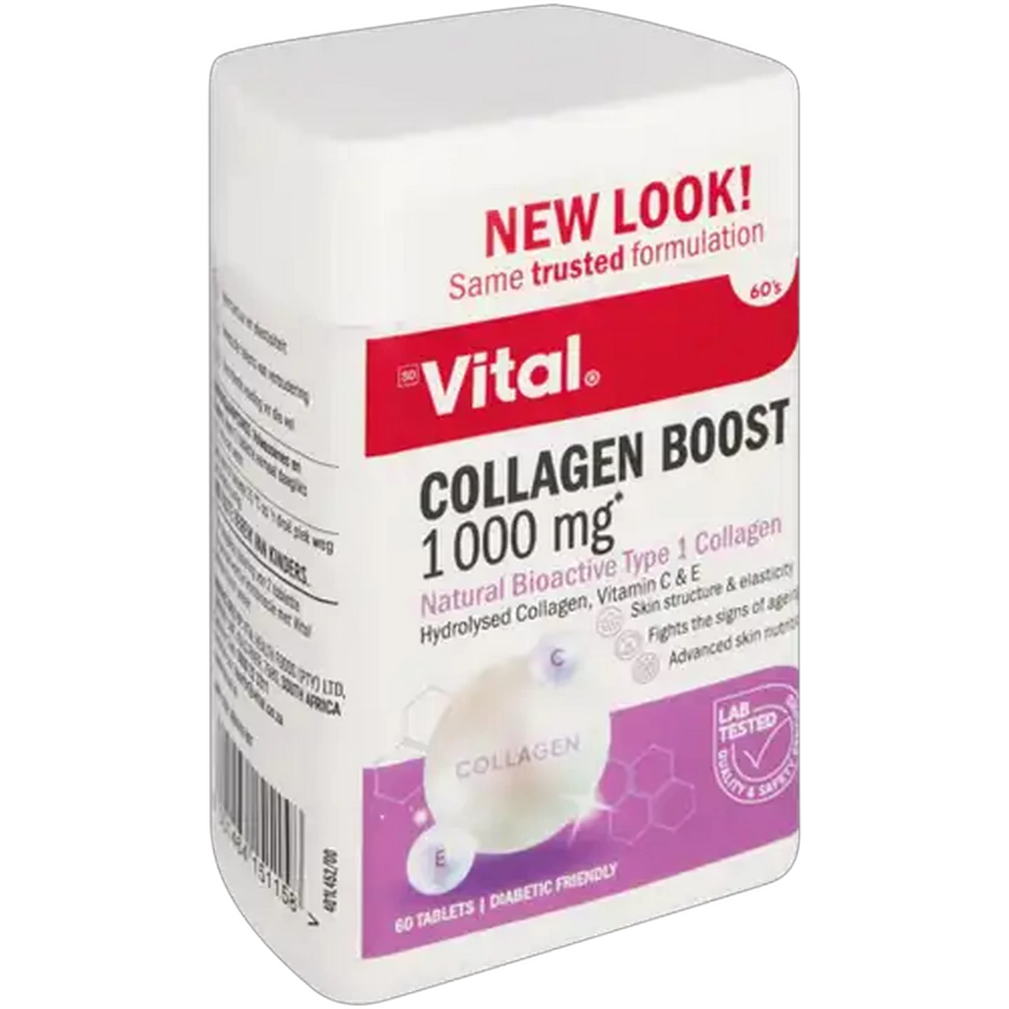 Image of Vital 1000mg Collagen Boost Tablets 60 Pack