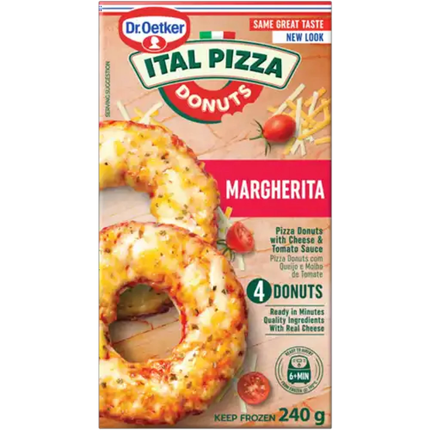Image of Dr. Oetker Ital Pizza Frozen Margherita Pizza Donuts 240g