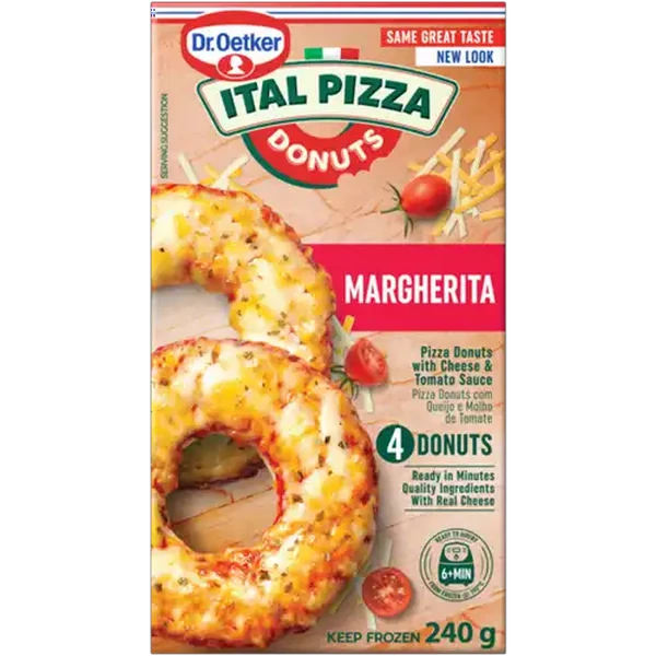 Dr. Oetker Ital Pizza Frozen Margherita Pizza Donuts 240g