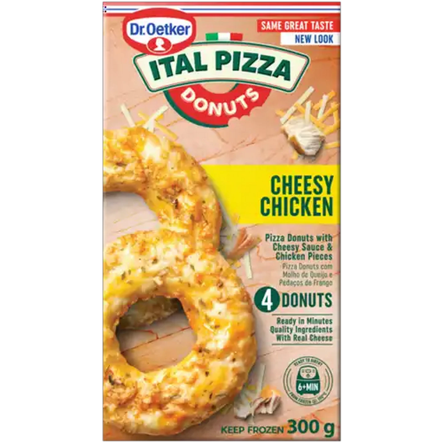 Image of Dr. Oetker Ital Pizza Donuts Frozen Cheesy Chicken Donuts 4 x 75g
