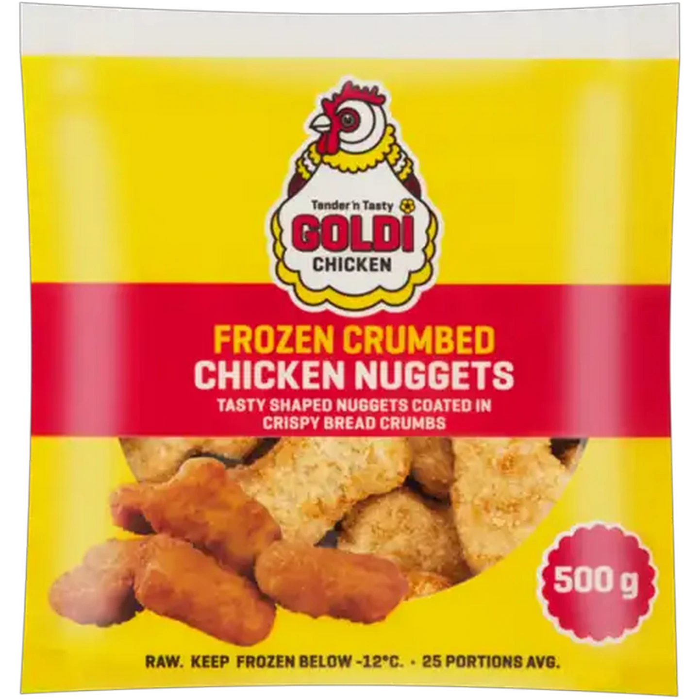 Image of Goldi Chicken Frozen Crumbed Chicken Nuggets 500g