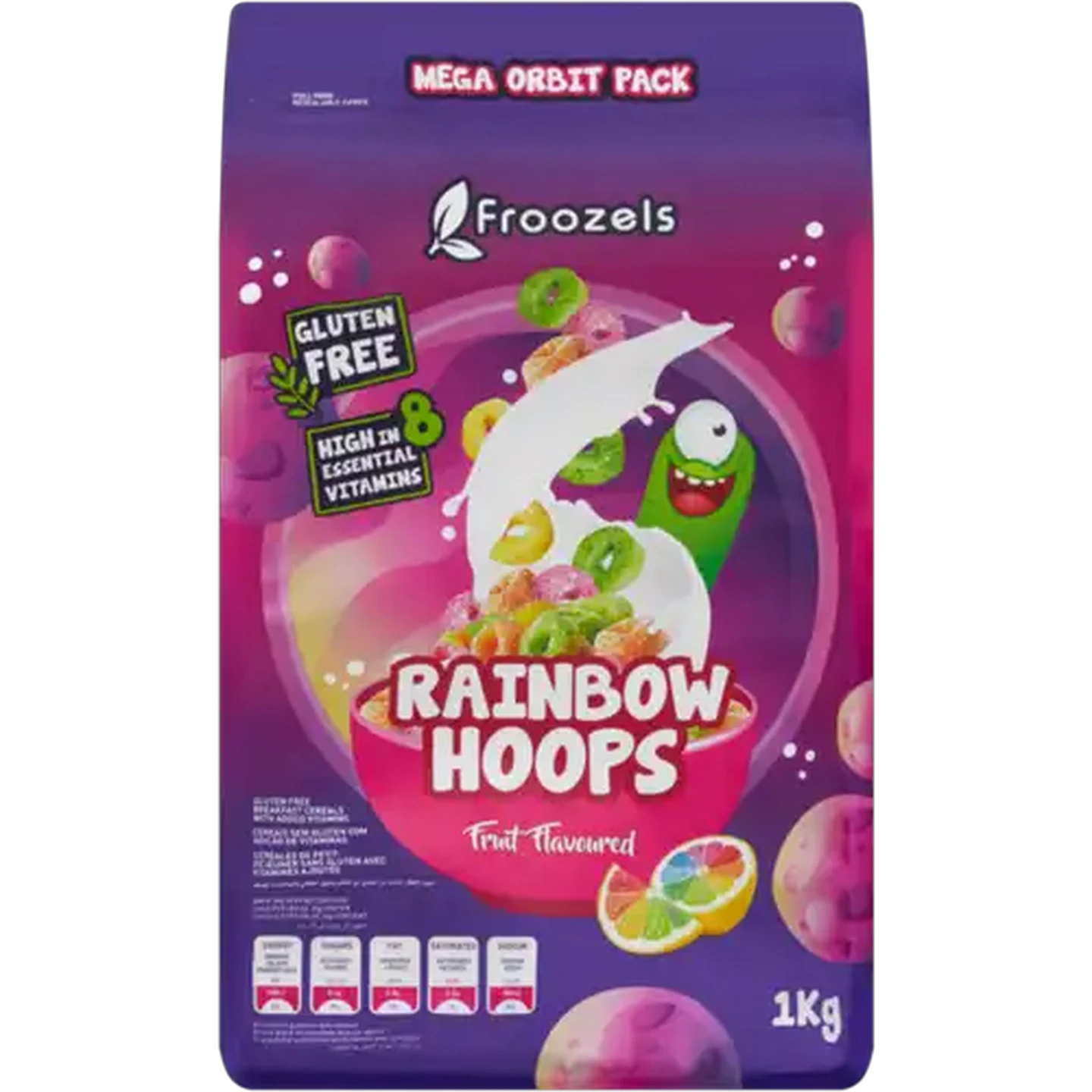 Image of Froozels Rainbow Hoops 1kg