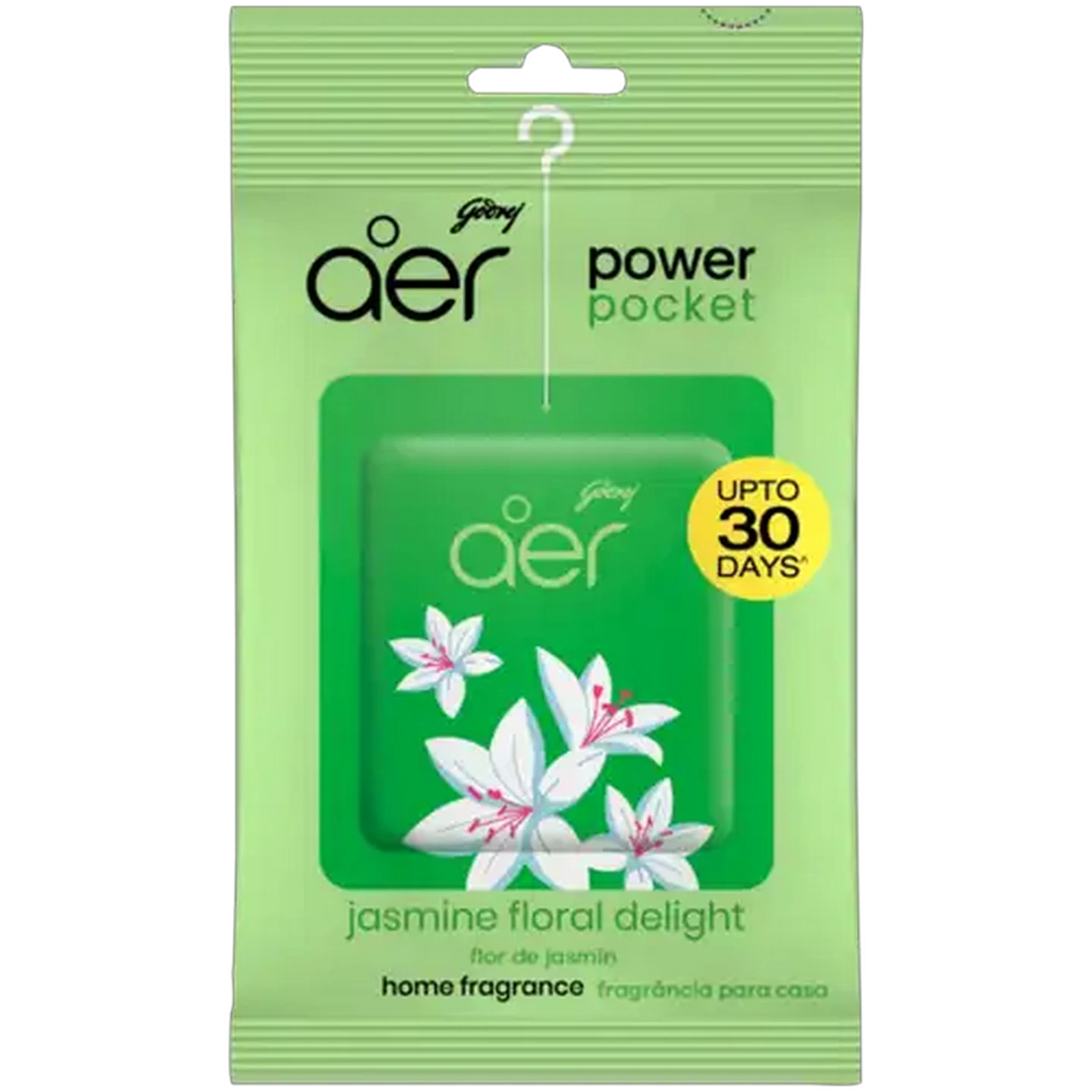 Image of Godrej Aer Jasmine Floral Delight Power Pocket Home Fragrance 10g