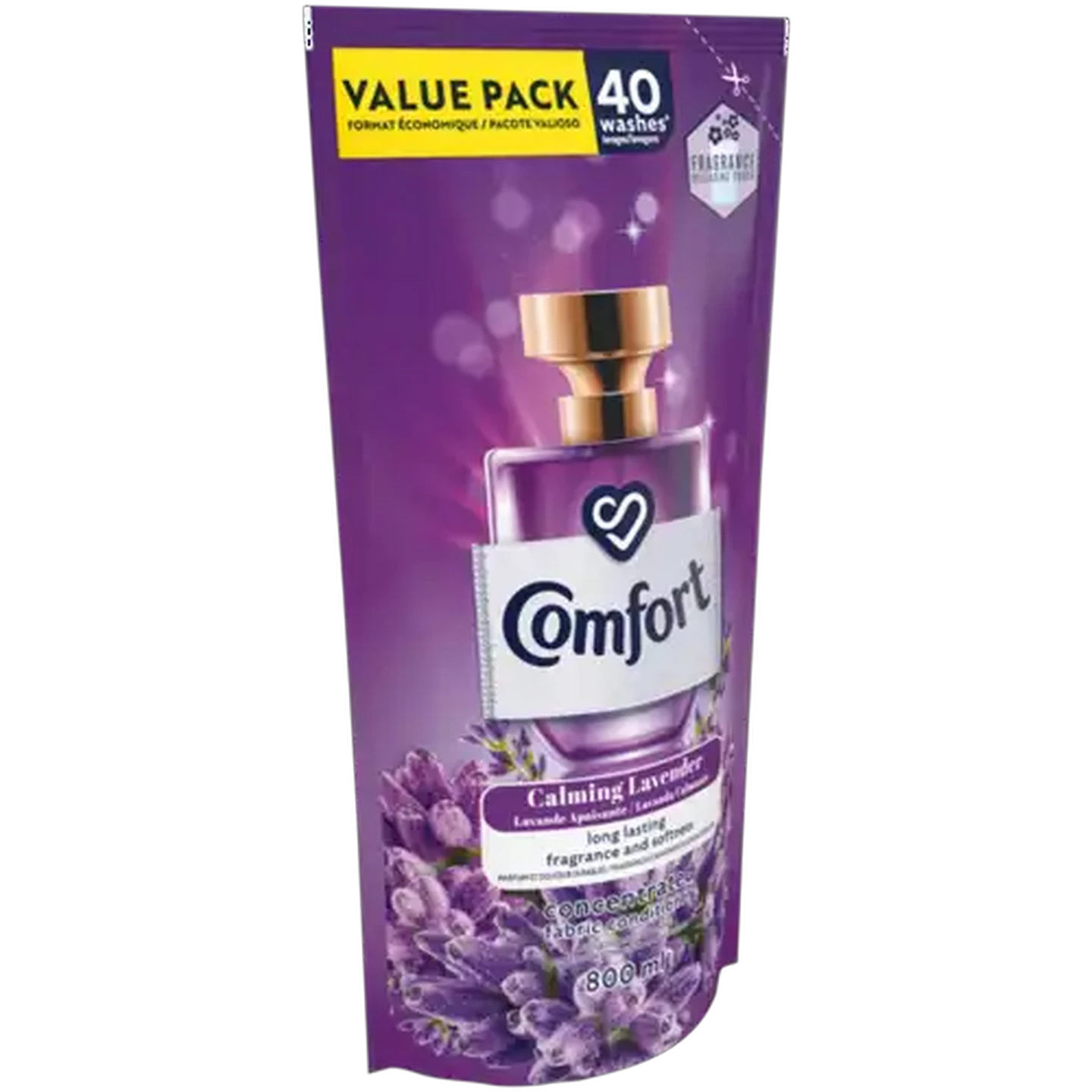 Image of Comfort Calming Lavender Concentrated Fabric Conditioner Refill 800ml
