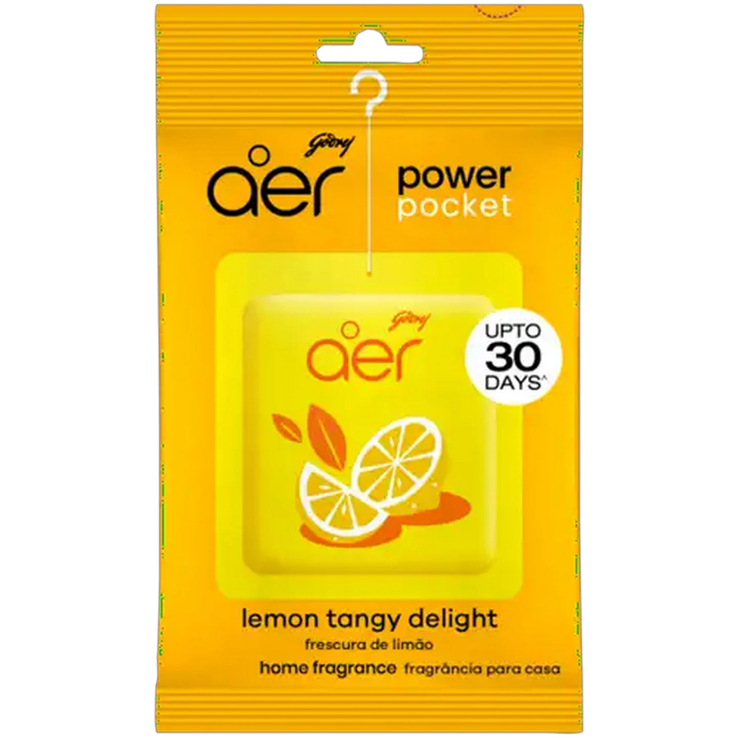 Image of Godrej Aer Lemon Tangy Delight Power Pocket Home Fragrance 10g
