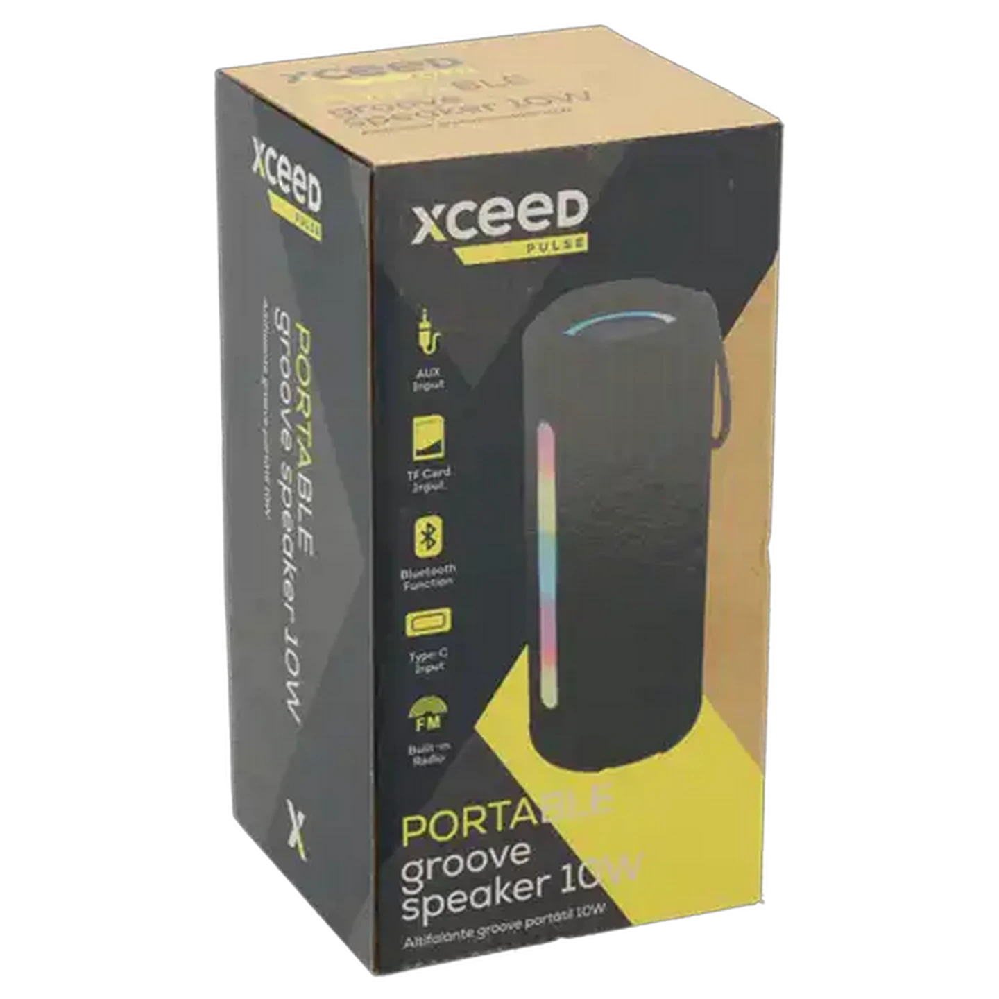 Image of Xceed Pulse Portable Bluetooth Groove Speaker 10W