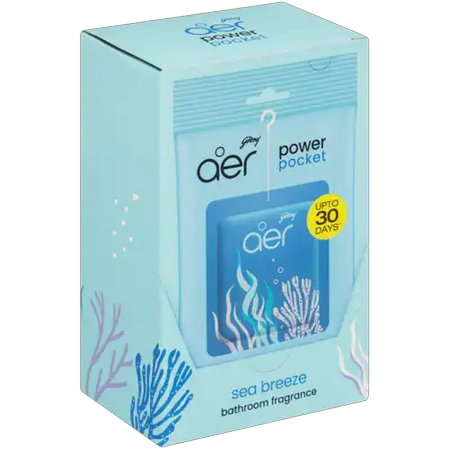 Image of Godrej Aer Sea Breeze Power Pocket Home Fragrance 6 x 10g