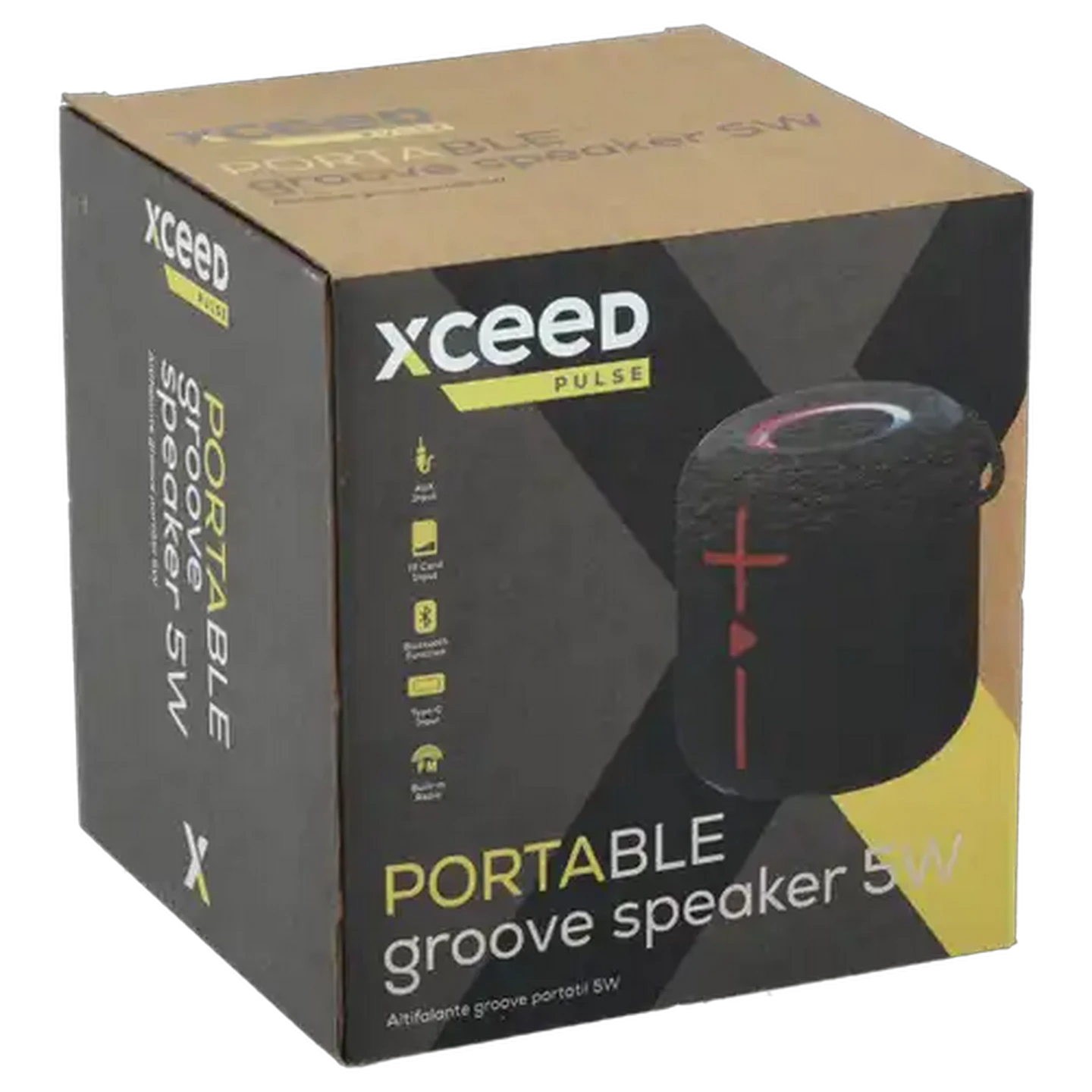 Image of Xceed Pulse Portable Bluetooth Groove Speaker 5W