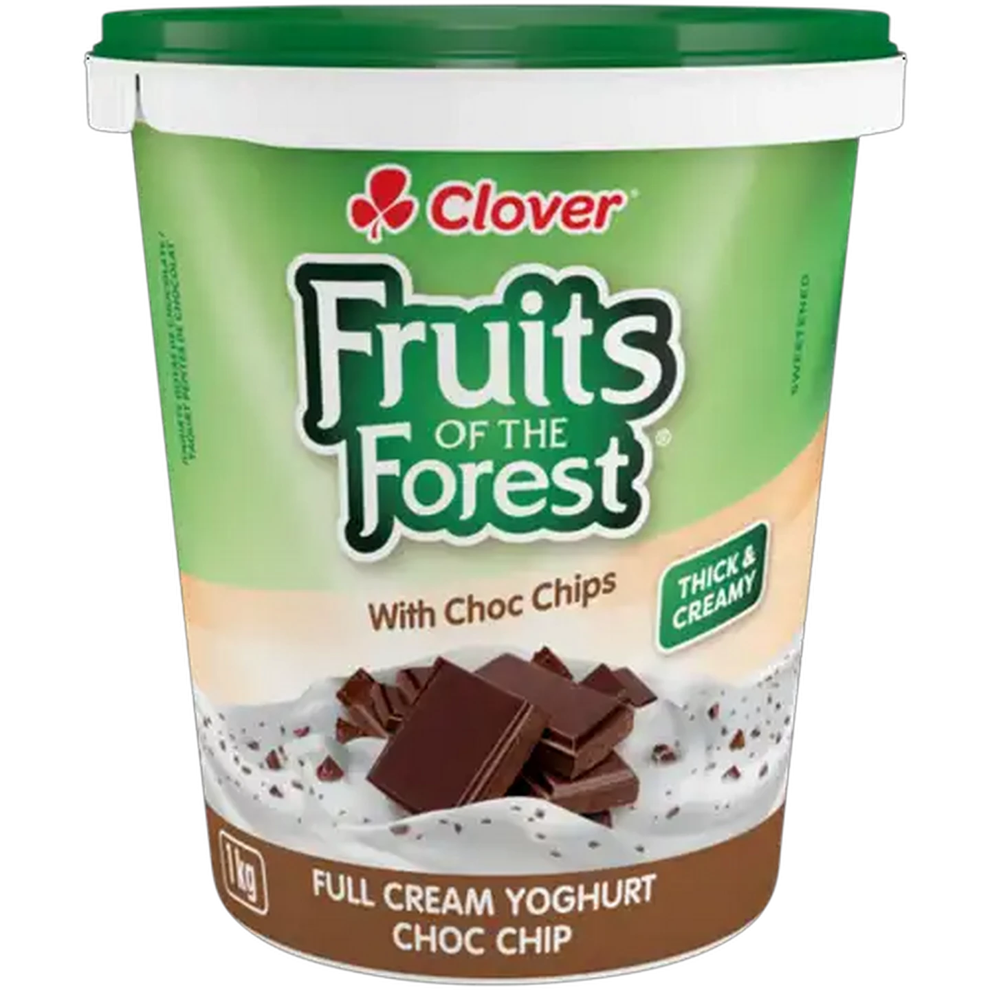 Image of Clover Fruits of the Forest Choc Chip Full Cream Yoghurt 1kg