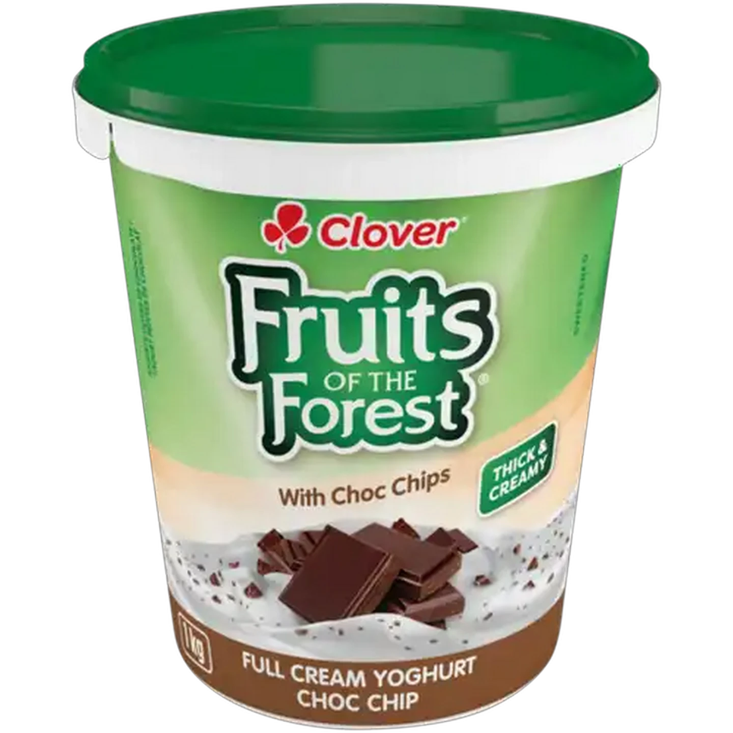 Image of Clover Fruits of the Forest Choc Chip Full Cream Yoghurt 1kg