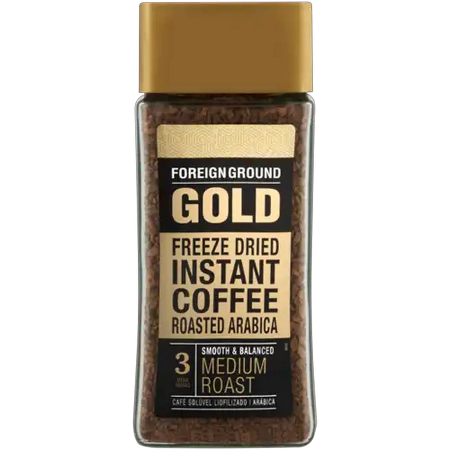 Image of Foreign Ground Gold Medium Roast Freeze Dried Instant Coffee 200g