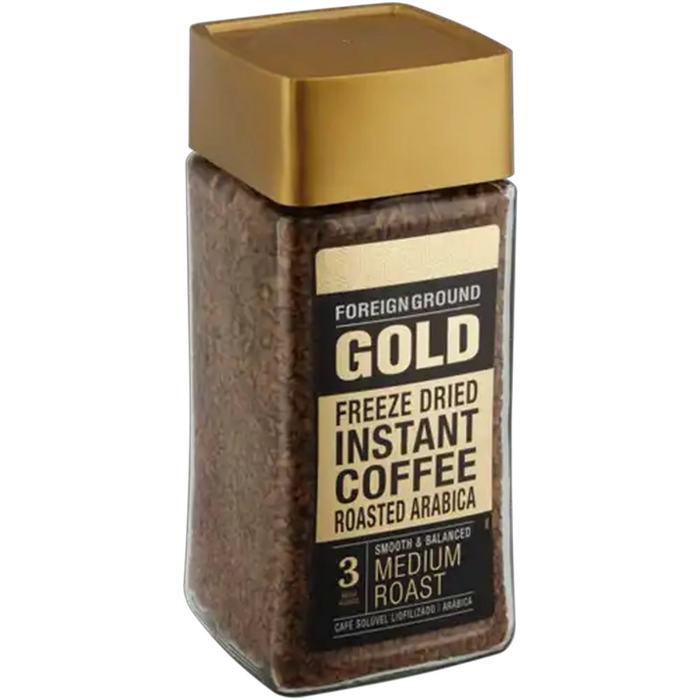 Image of Foreign Ground Gold Medium Roast Freeze Dried Instant Coffee 200g