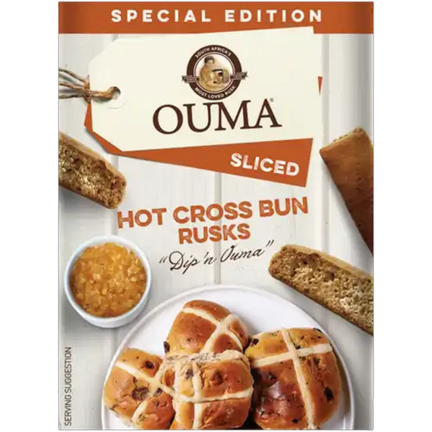 Image of Ouma Sliced Hot Cross Bun Rusks 450g