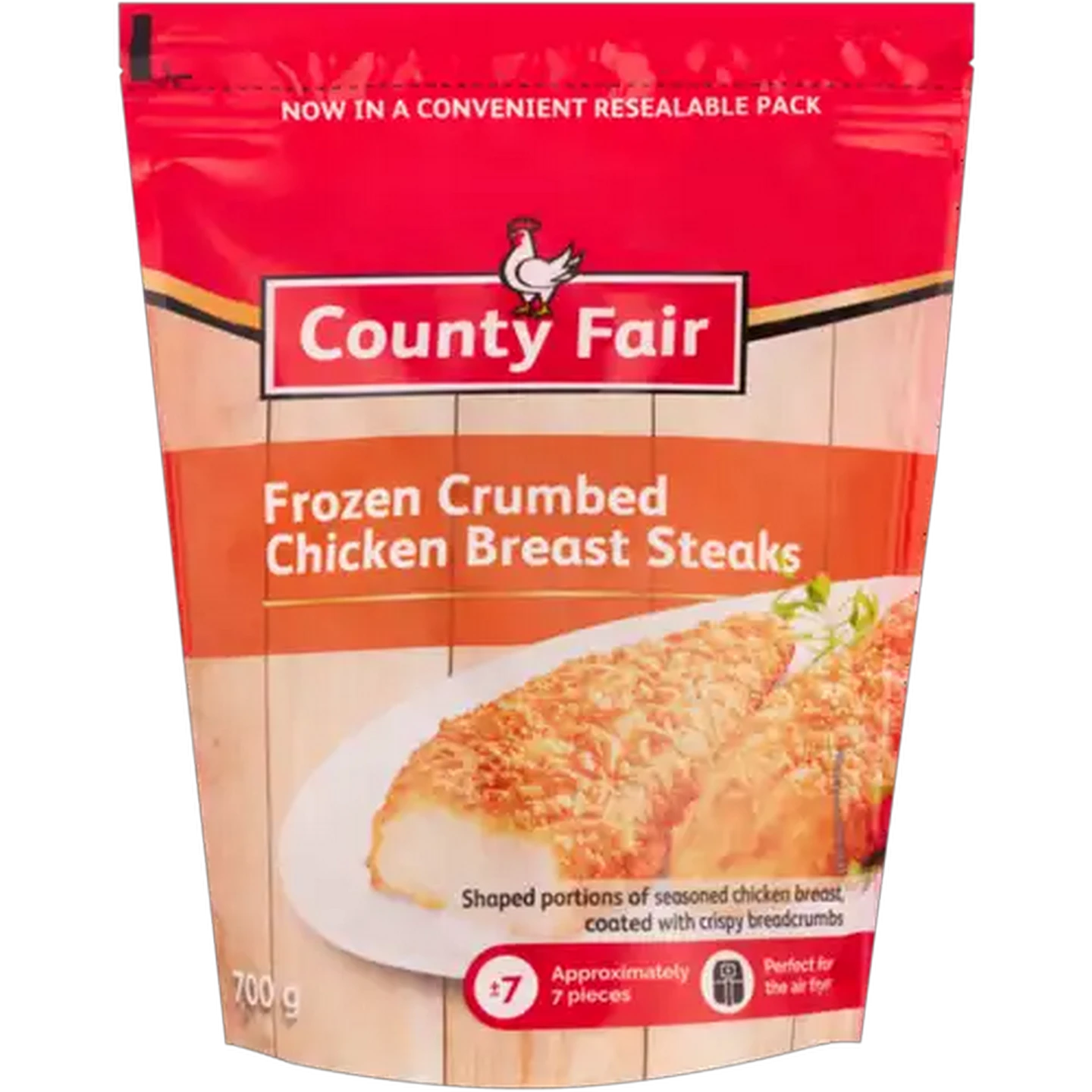Image of County Fair Frozen Crumbed Chicken Breast Steaks 700g