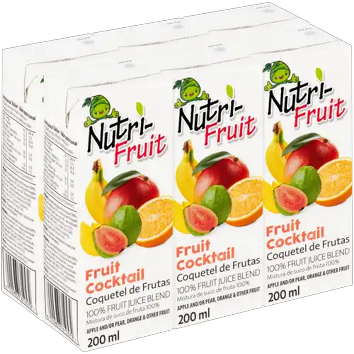 Image of Nutri-Fruit Fruit Cocktail 100% Fruit Juice Blend 6 x 200ml