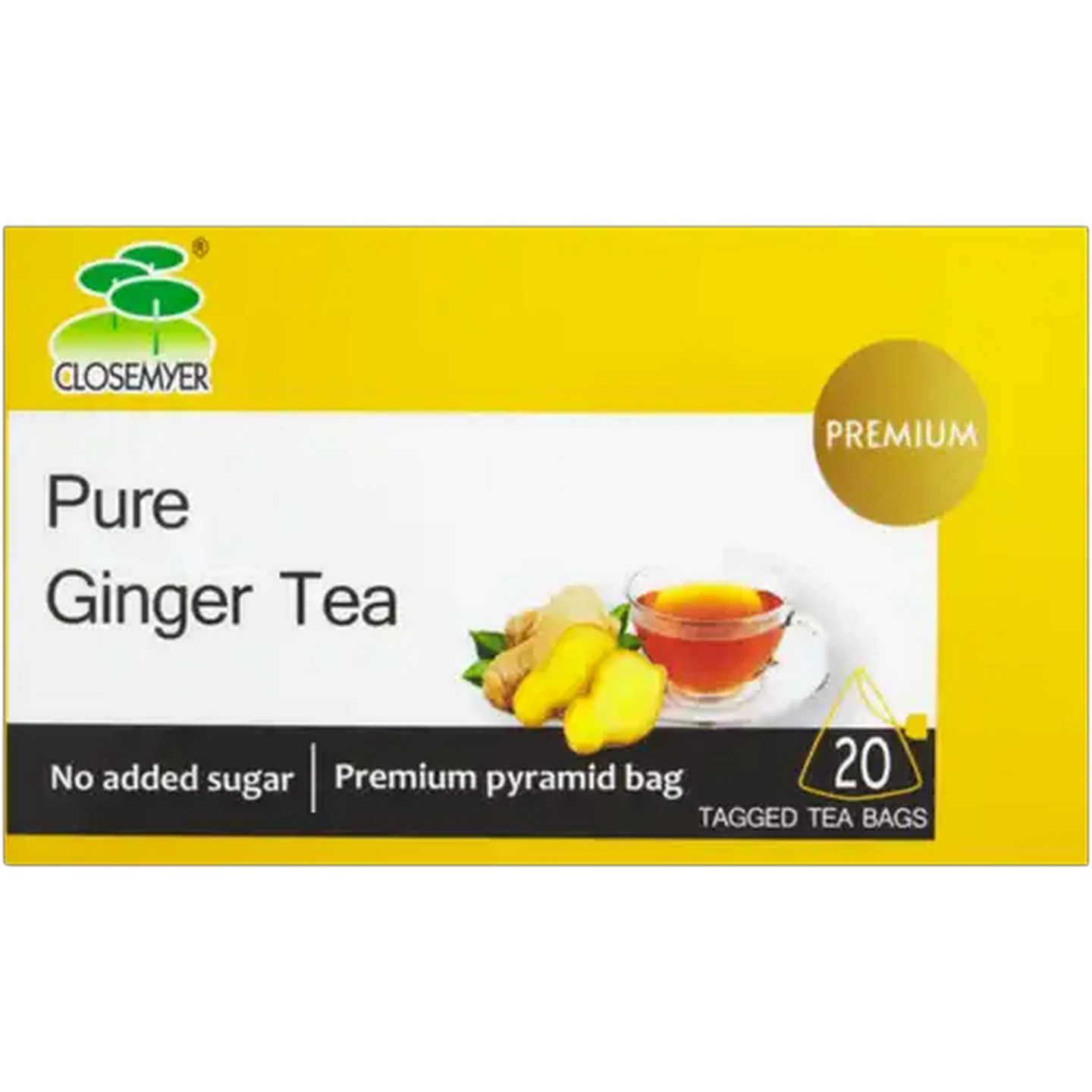 Image of Closemyer Pure Ginger Tea Bags 20 Pack