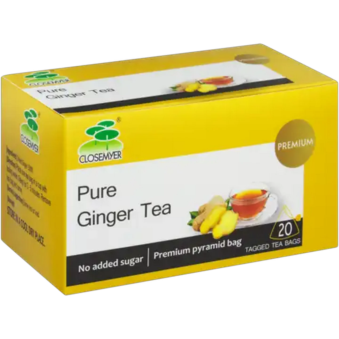 Image of Closemyer Pure Ginger Tea Bags 20 Pack