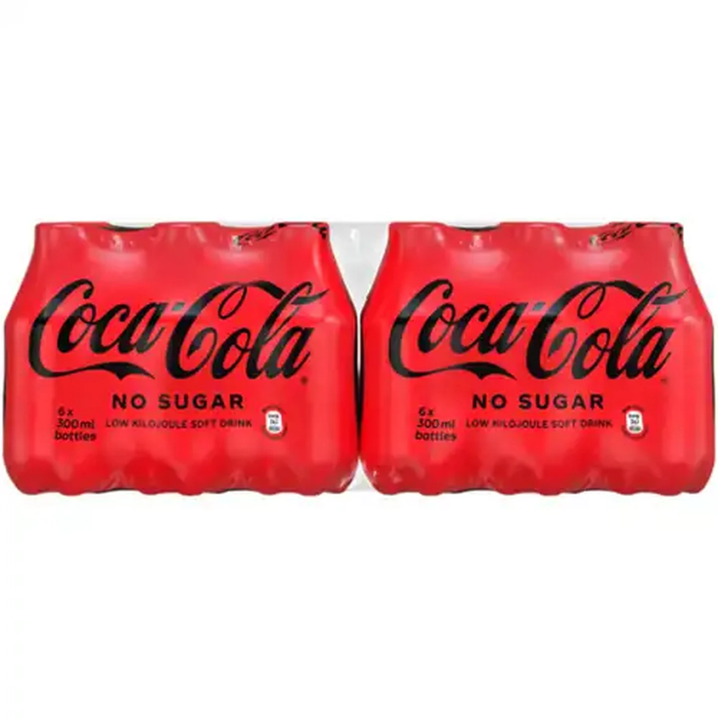 Image of Coca-Cola No Sugar Soft Drinks 24 x 300ml