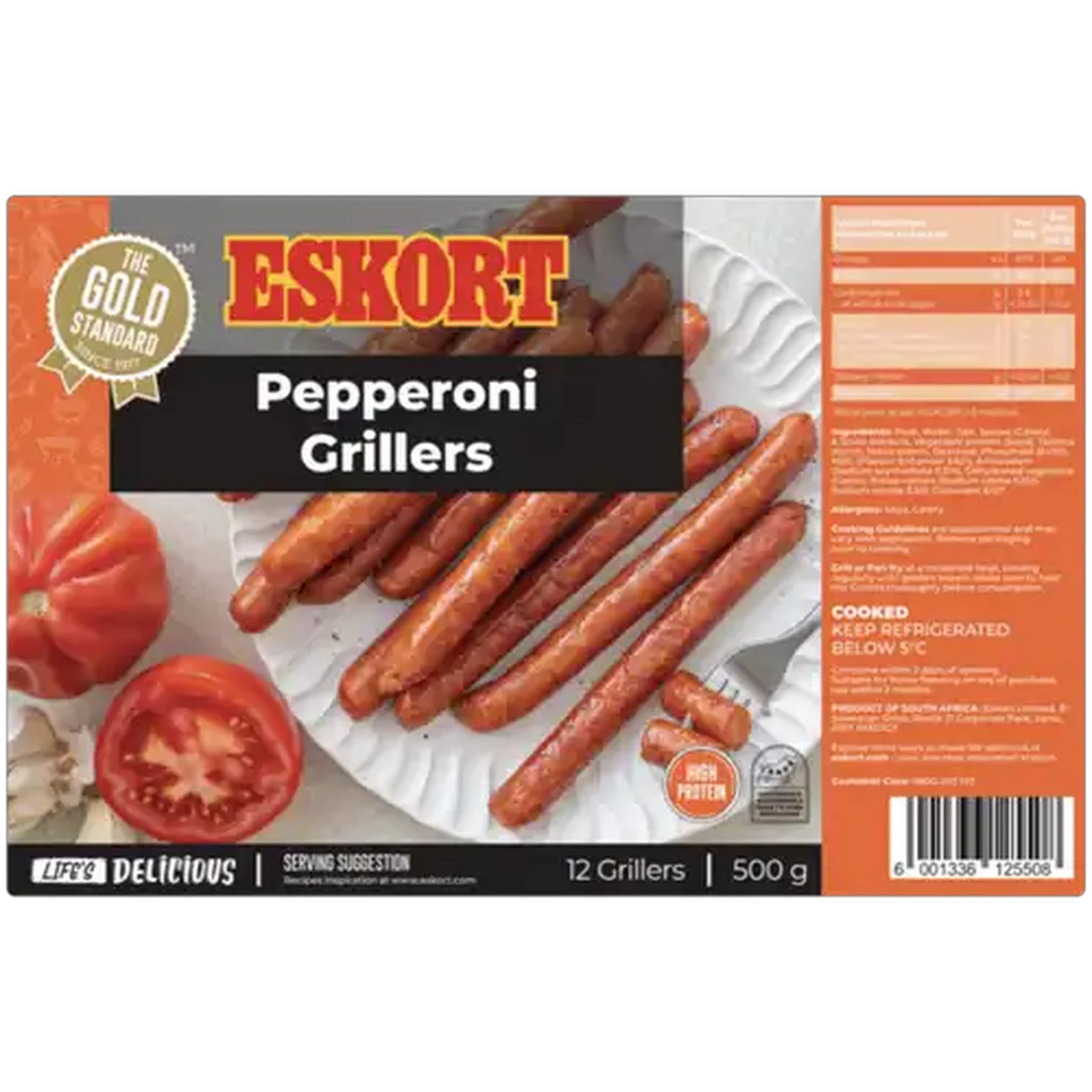 Image of Eskort Pepperoni Grillers 12 Pack