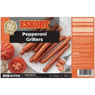 Eskort Pepperoni Grillers 12 Pack