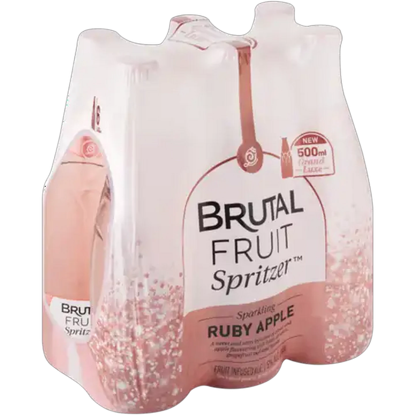 Image of Brutal Fruit Ruby Apple Sparkling Spritzer Bottles 6 x 500ml