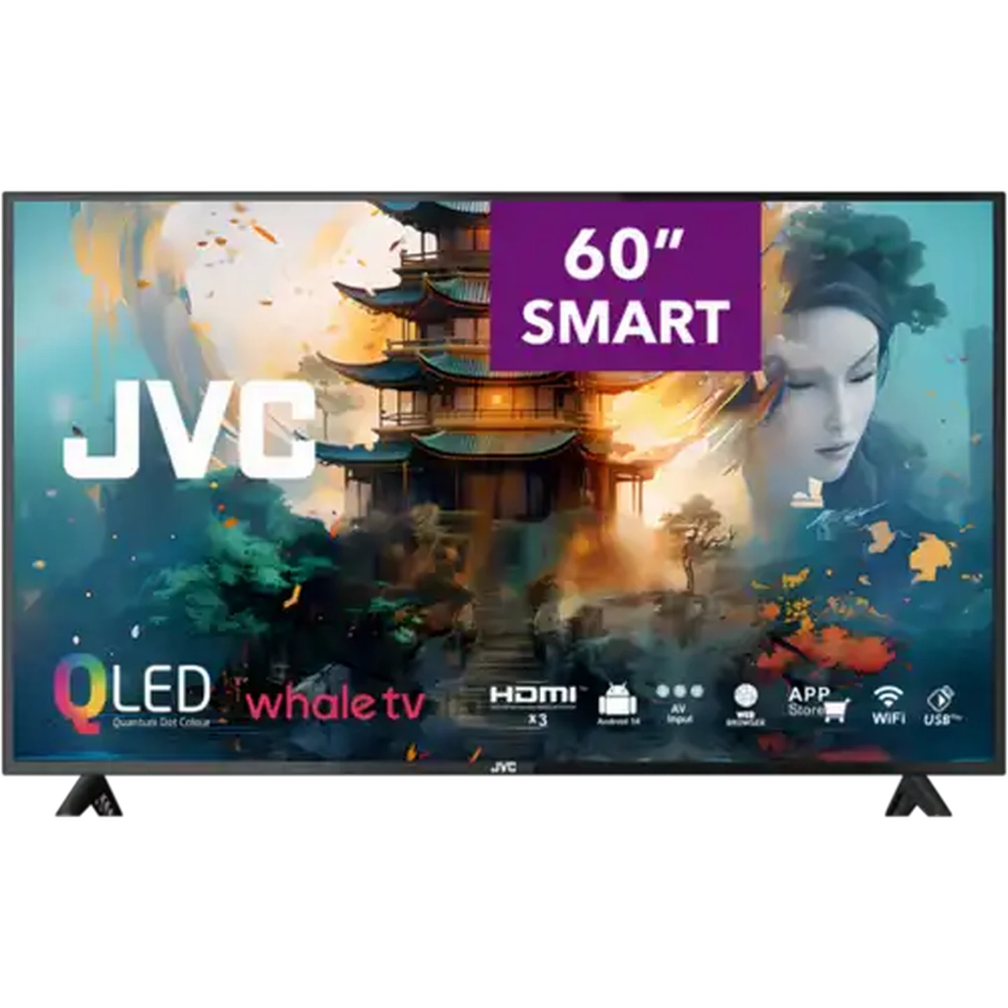 Image of JVC LT-60NQ7165 60" QLED UHD Smart TV