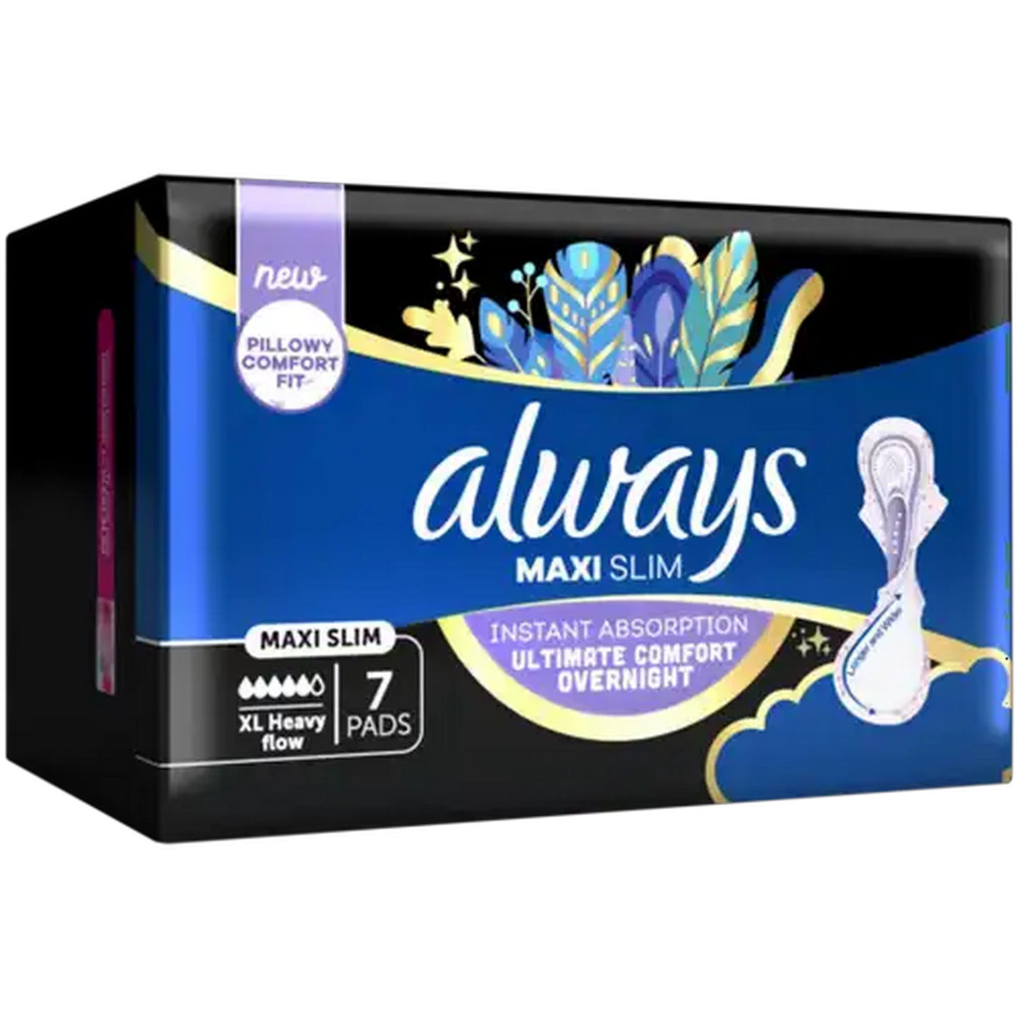 Image of Always XL Heavy Flow Maxi Slim Sanitary Pads 7 Pack