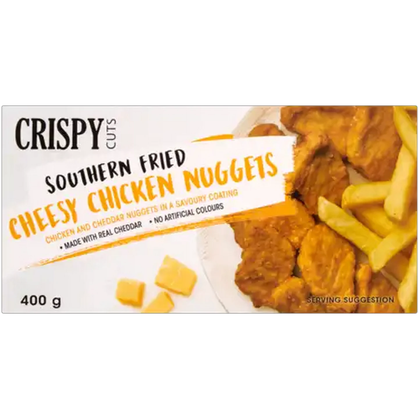 Image of Crispy Cuts Frozen Southern Fried Cheesy Chicken Nuggets 400g