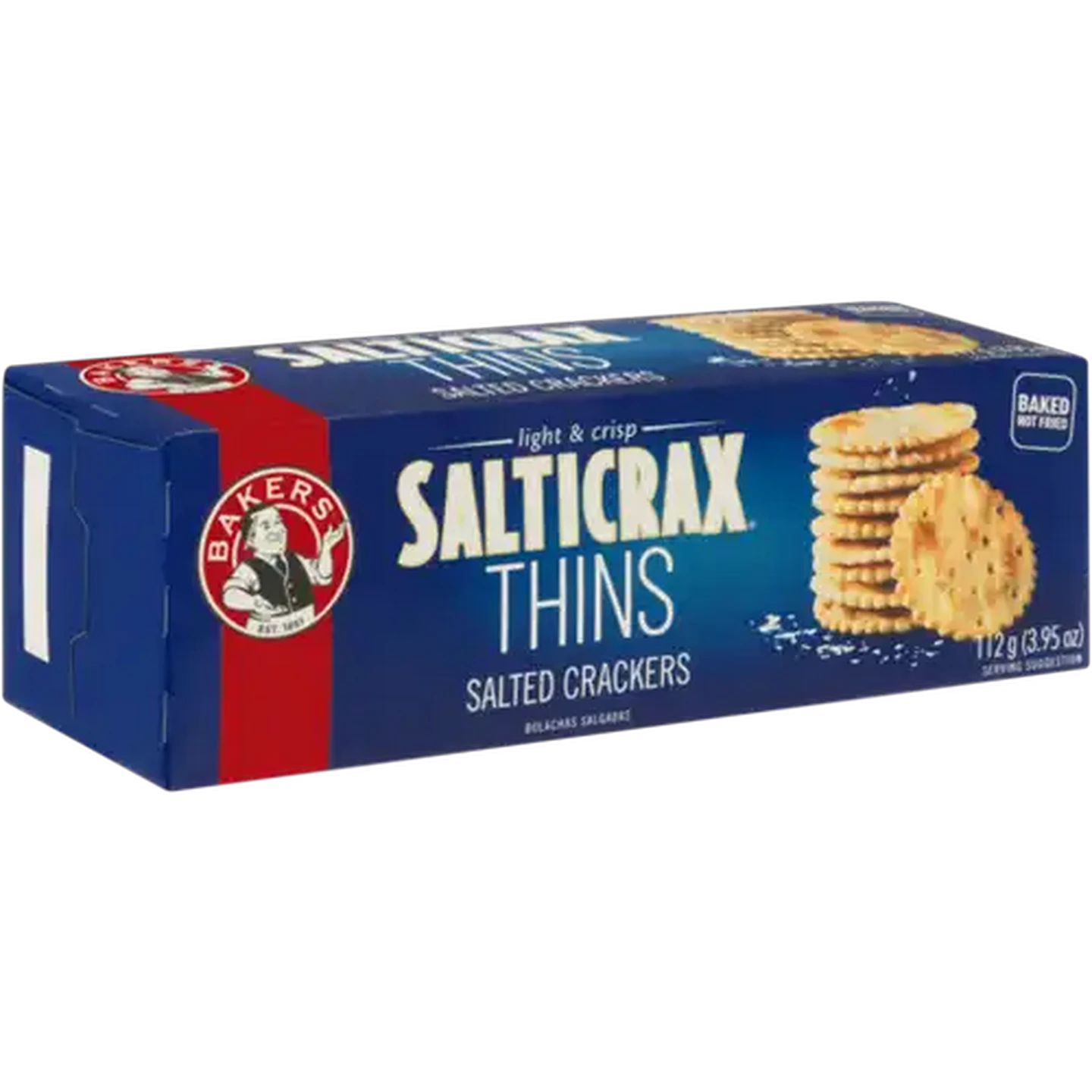 Image of Bakers Salticrax Thin Salted Crackers 112g