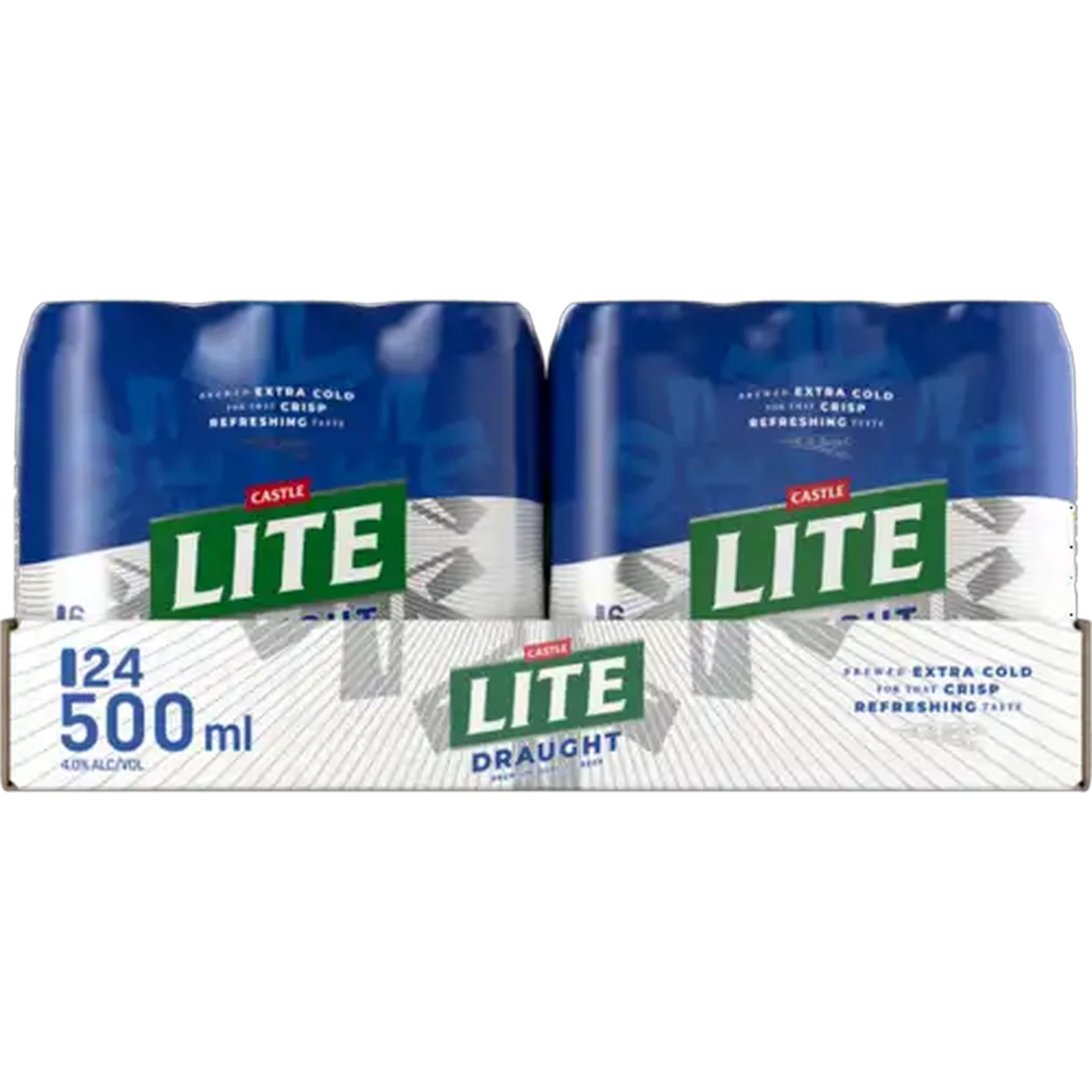 Image of Castle Lite Draught Beer 24 X 500ml