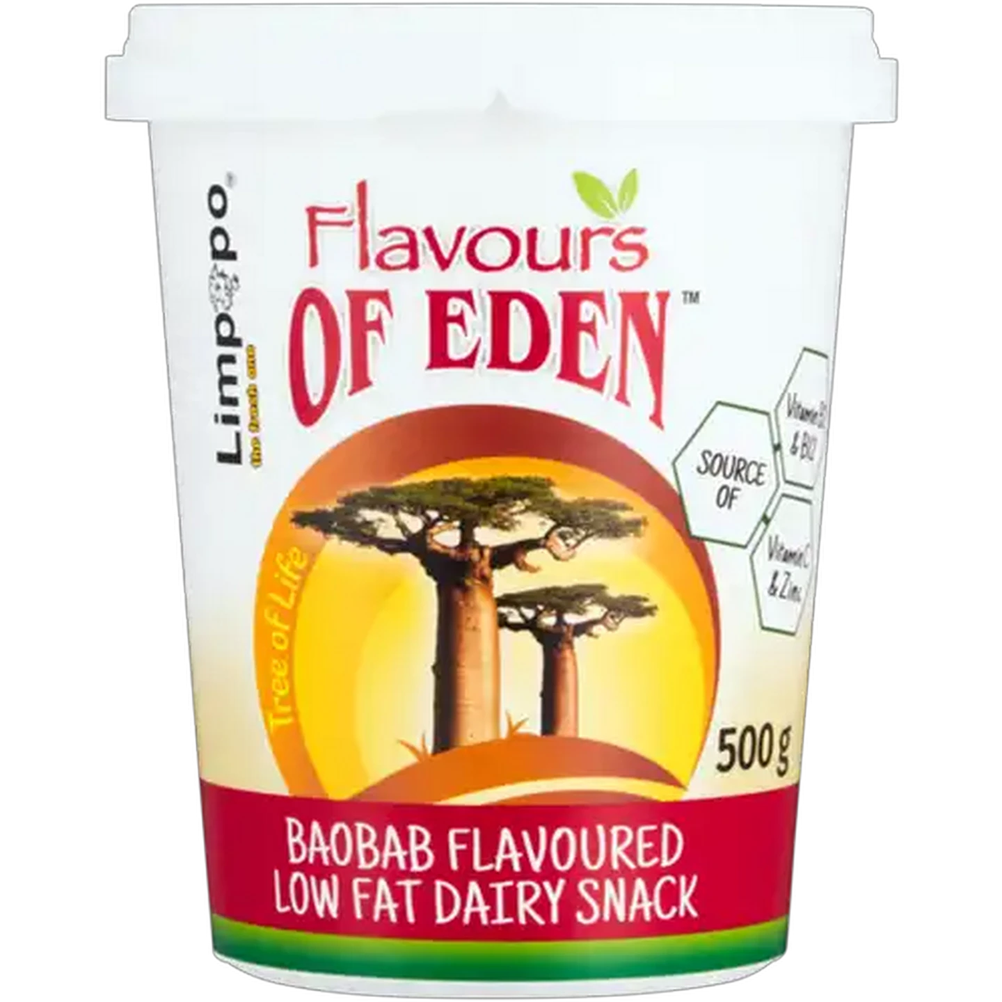 Image of Flavours of Eden Baobab Flavoured Low Fat Dairy Snack 500g