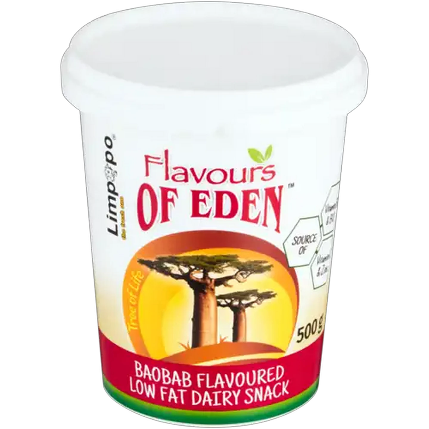 Image of Flavours of Eden Baobab Flavoured Low Fat Dairy Snack 500g