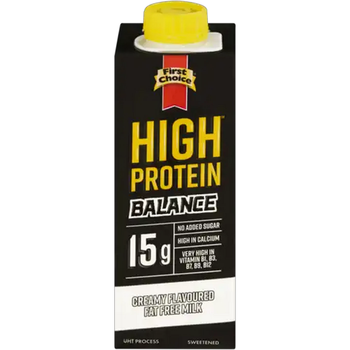 Image of First Choice High Protein Balance Creamy Flavoured Fat Free Milk 250ml