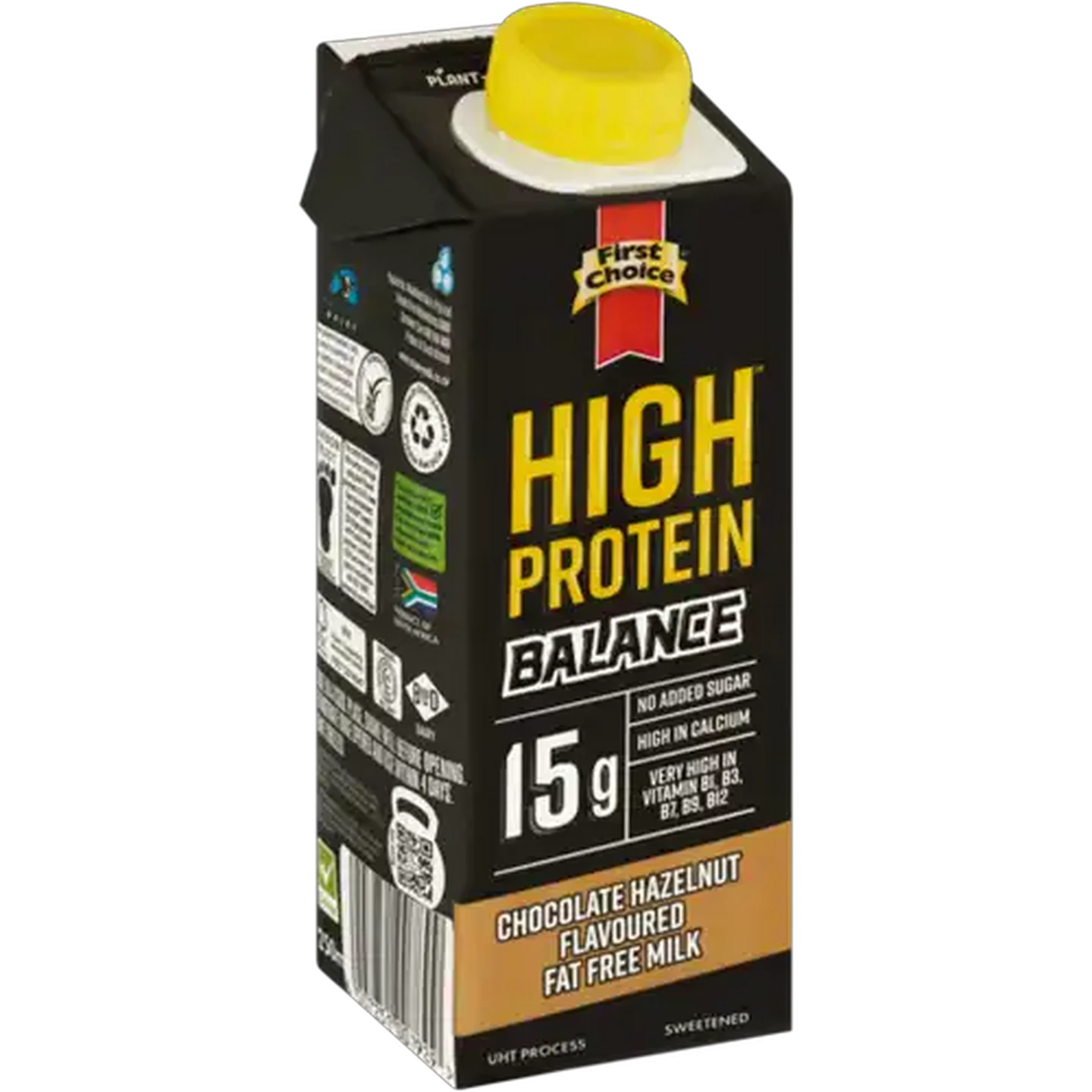Image of First Choice High Protein Balance Chocolate Hazelnut Flavoured Fat Free Milk 250ml