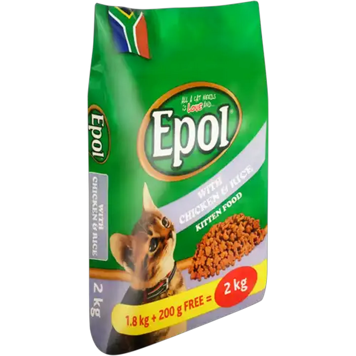 Image of Epol Chicken & Rice Kitten Dry Cat Food 2kg