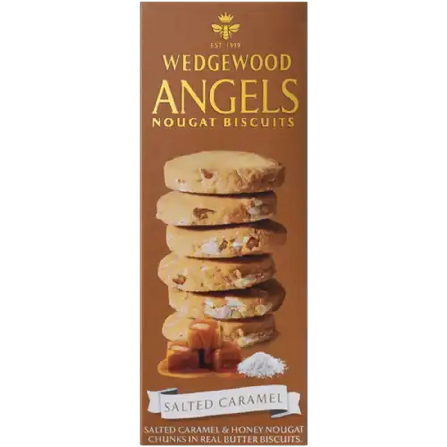 Image of Wedgewood Angels Salted Caramel Nougat Biscuits 150g