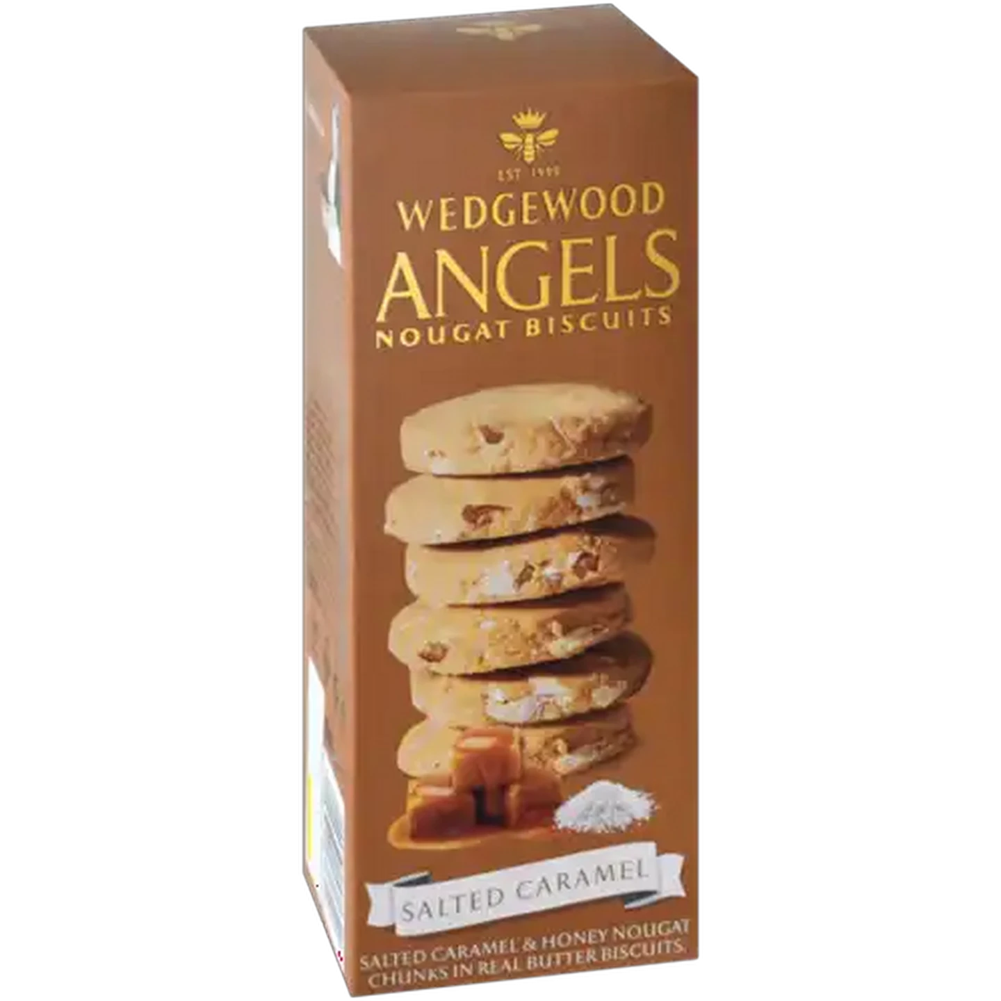 Image of Wedgewood Angels Salted Caramel Nougat Biscuits 150g