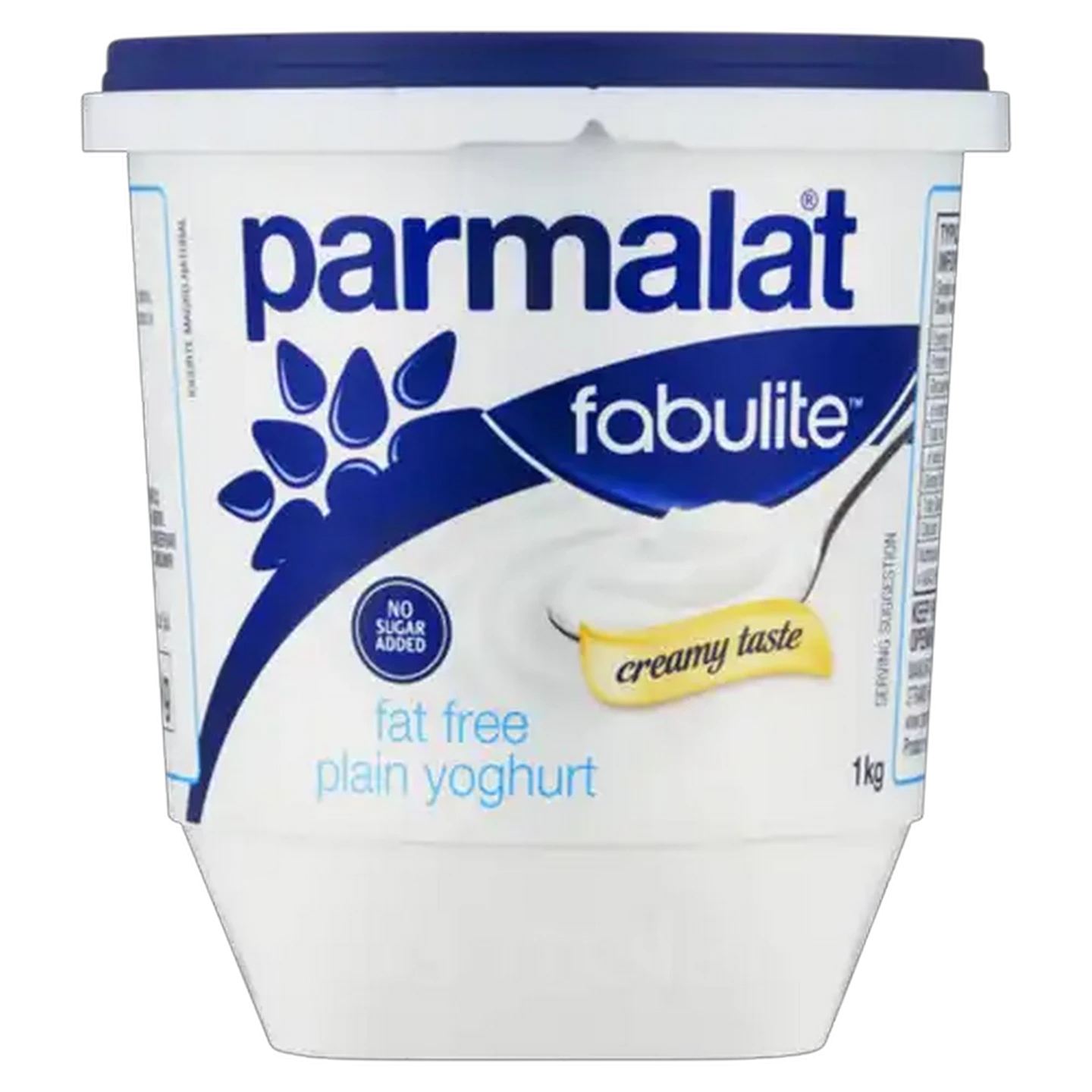 Image of Parmalat Fabulite Fat Free Plain Yoghurt 1kg