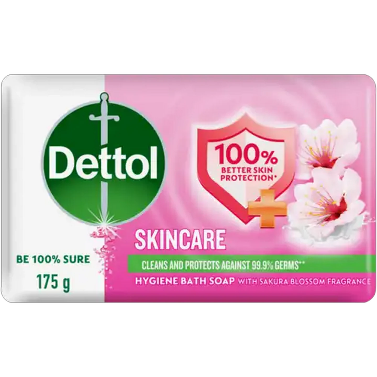 Image of Dettol Skincare Hygiene Bath Bar Soap 175g