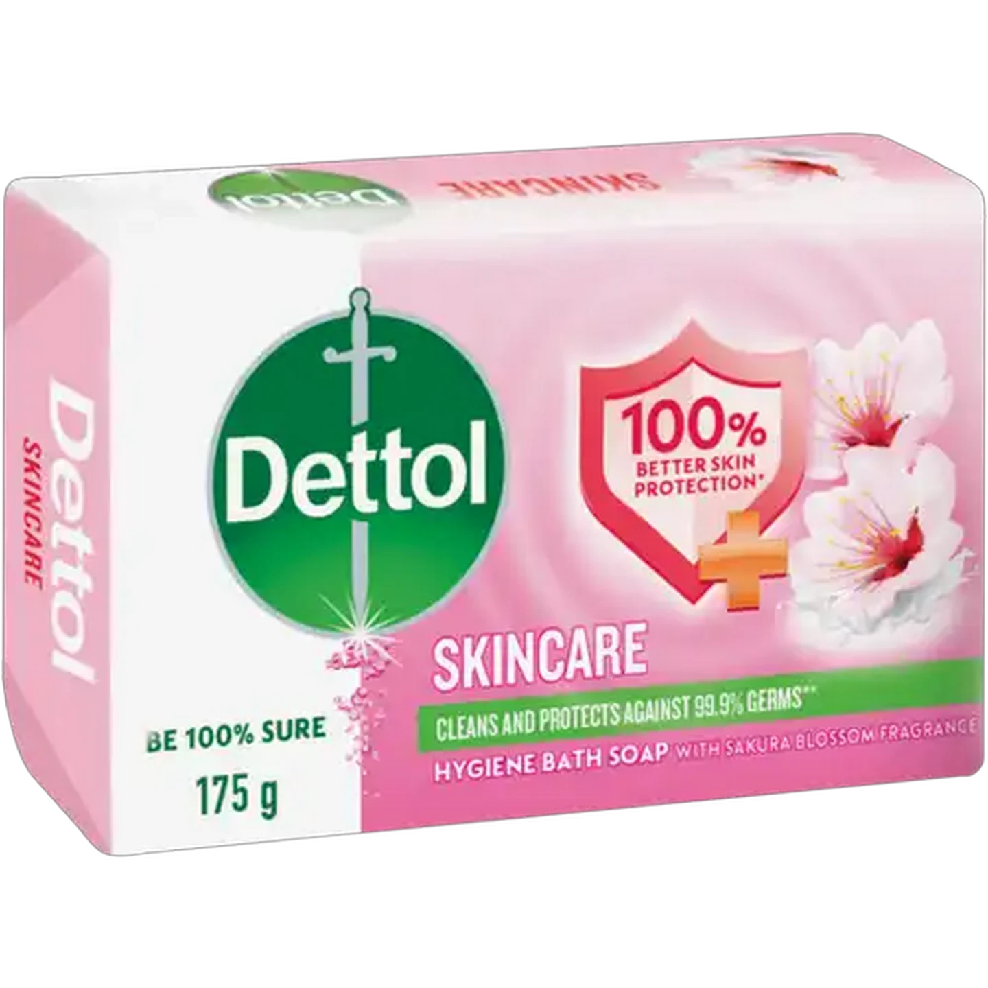 Image of Dettol Skincare Hygiene Bath Bar Soap 175g