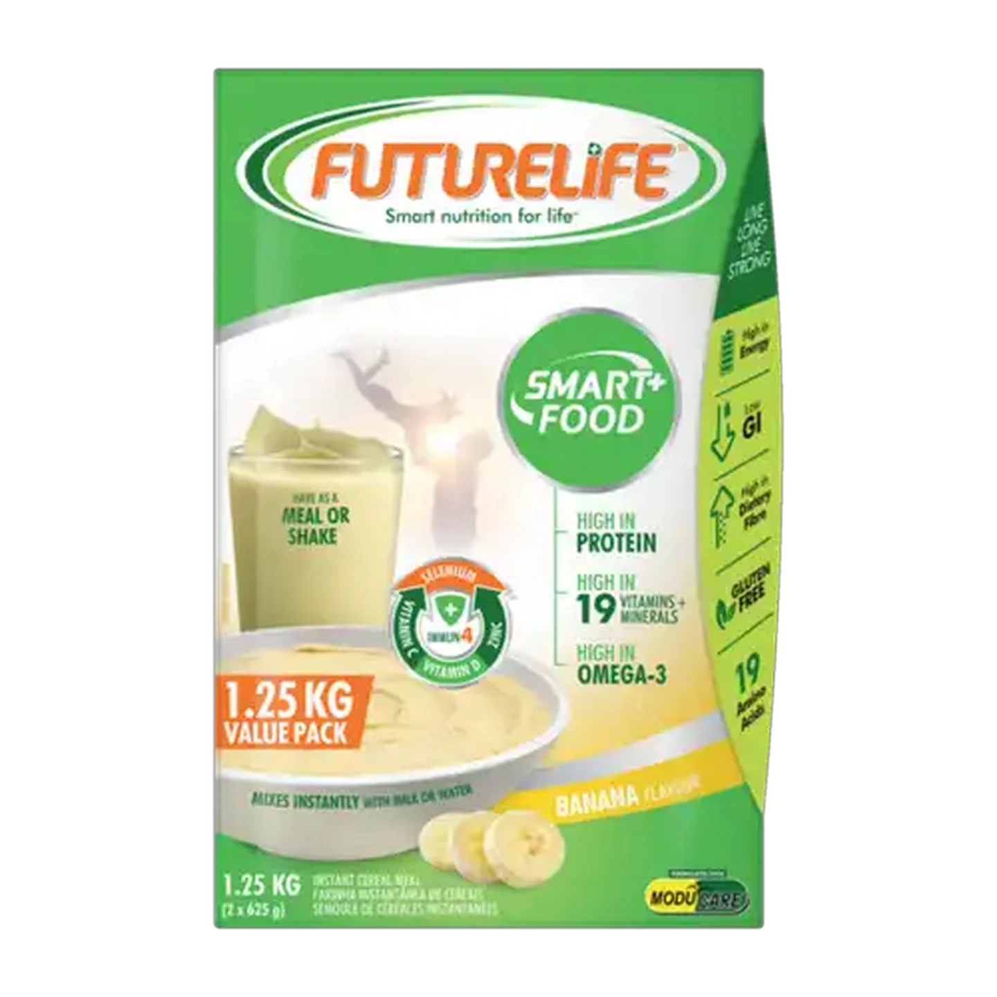 Image of FUTURELIFE Smart Food Banana Flavoured Cereal 1.25kg