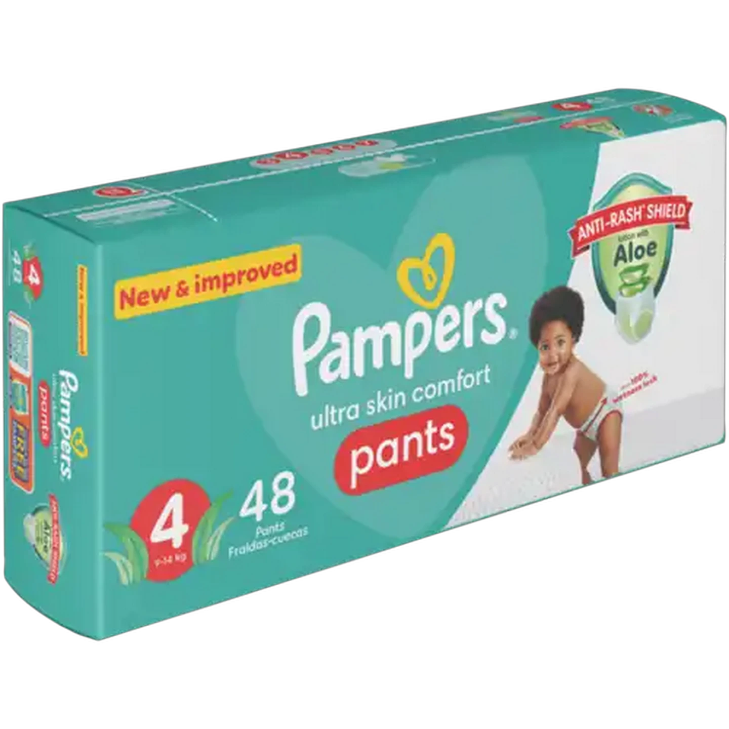 Image of Pampers Pants Active Fit Size 4 9-14kg Diapers 48 Pack