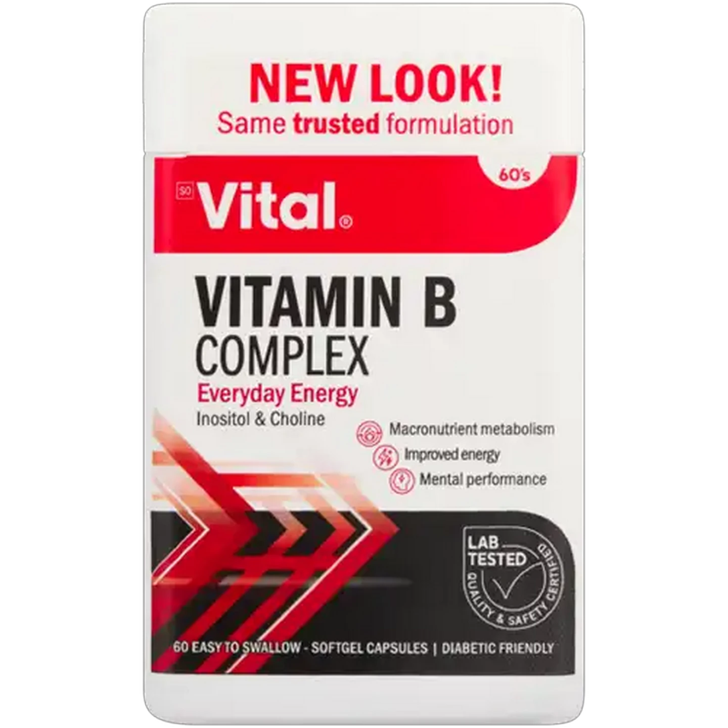 Image of Vital Vitamin B Complex Softgel Capsules 60 Pack