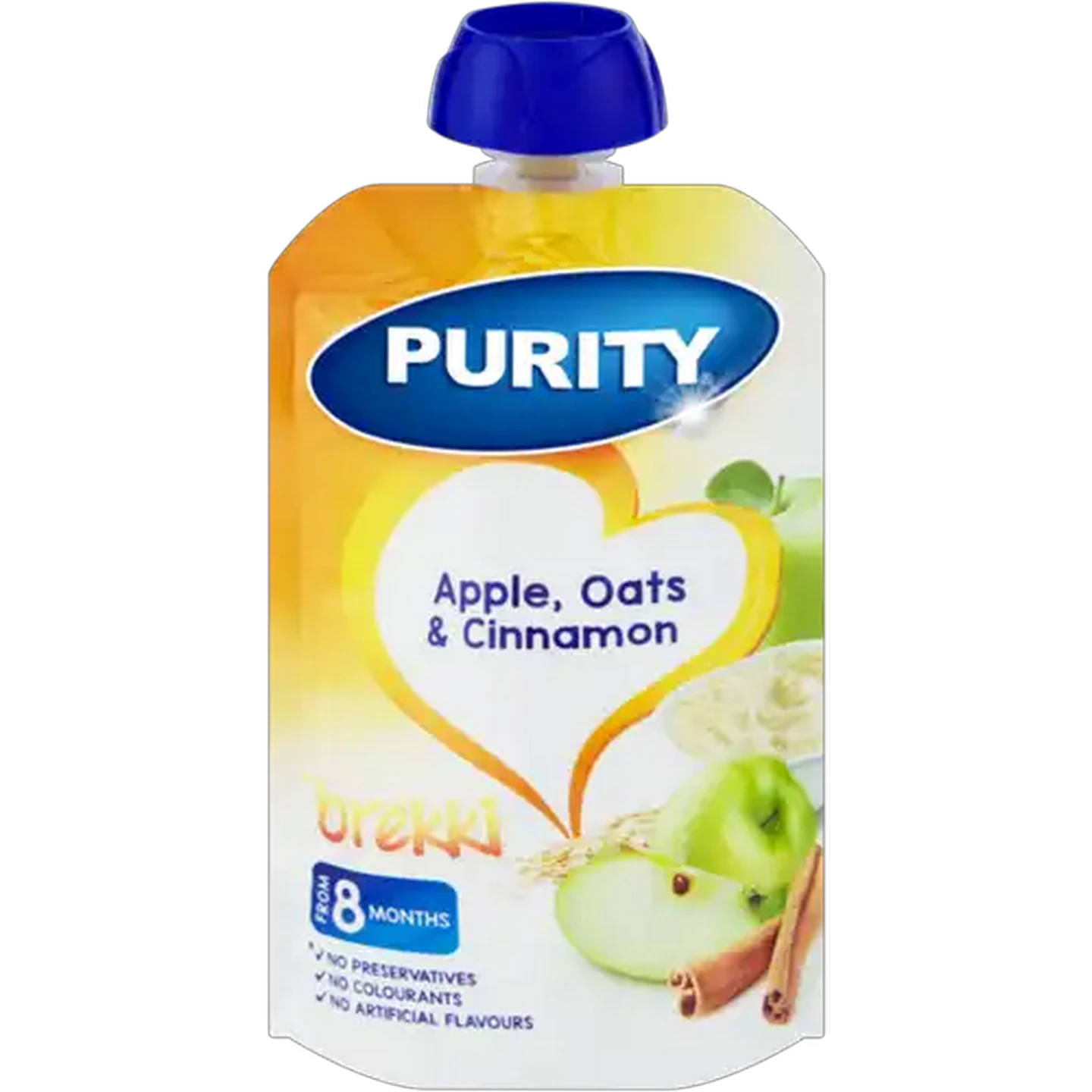 Image of PURITY From 6 Months Apple, Oats & Cinnamon Brekki 110ml