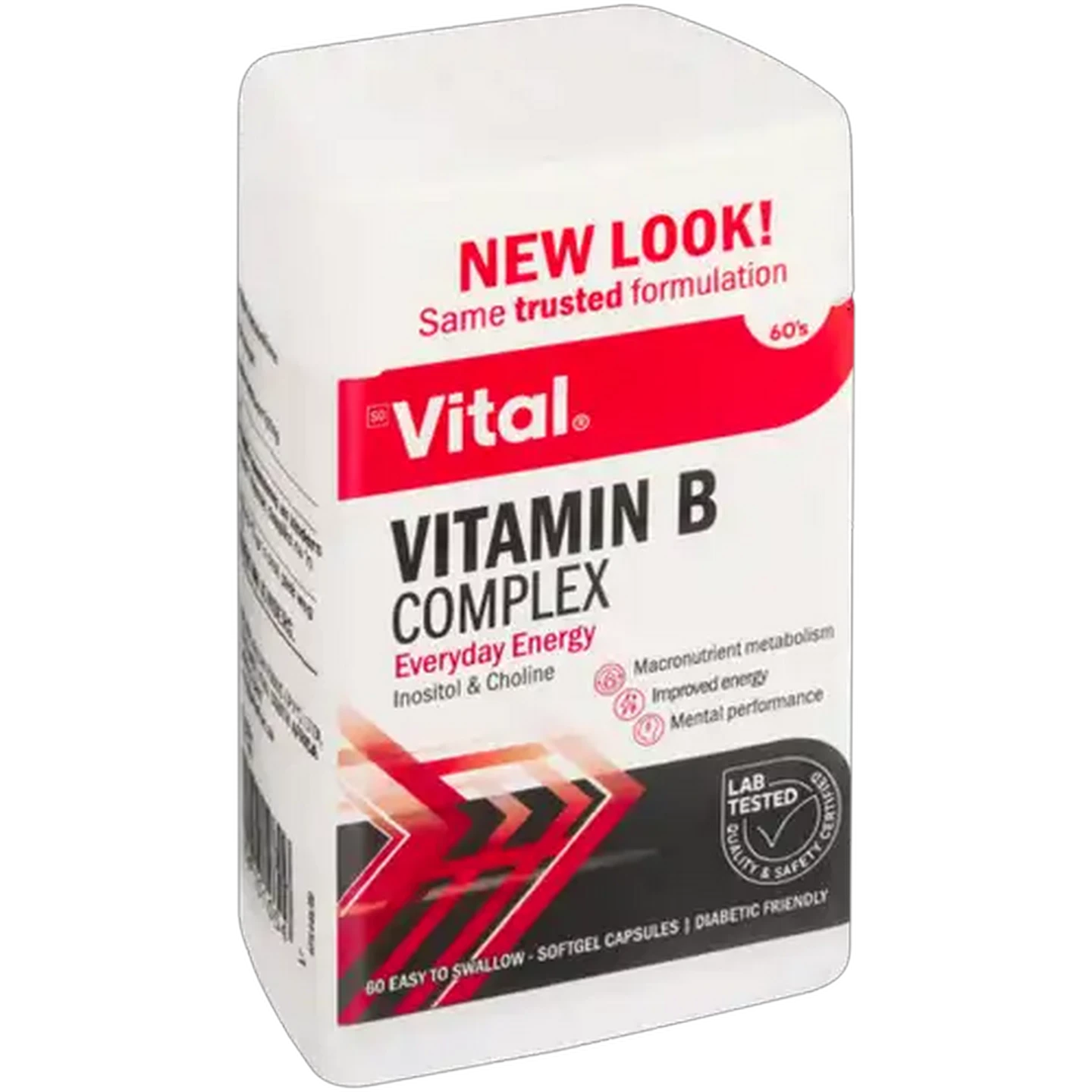 Image of Vital Vitamin B Complex Softgel Capsules 60 Pack