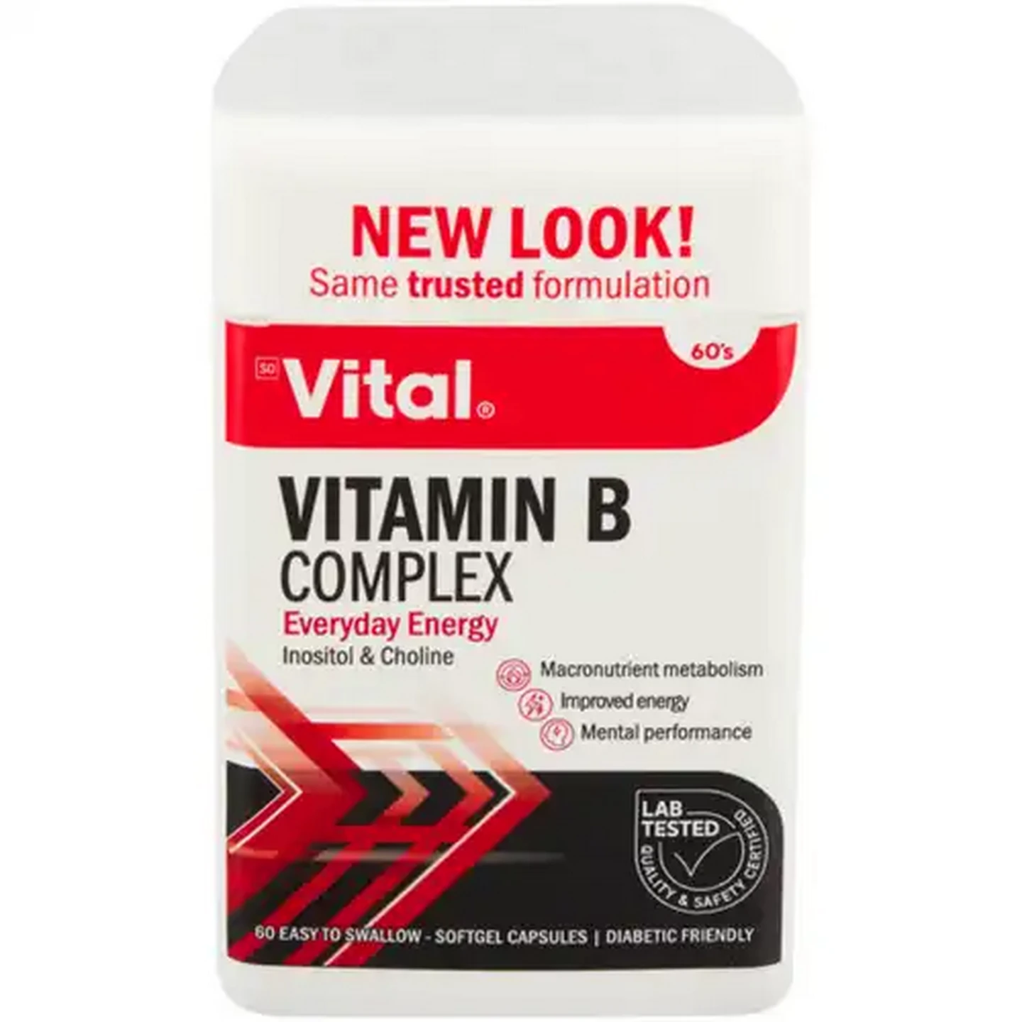 Image of Vital Vitamin B Complex Softgel Capsules 60 Pack