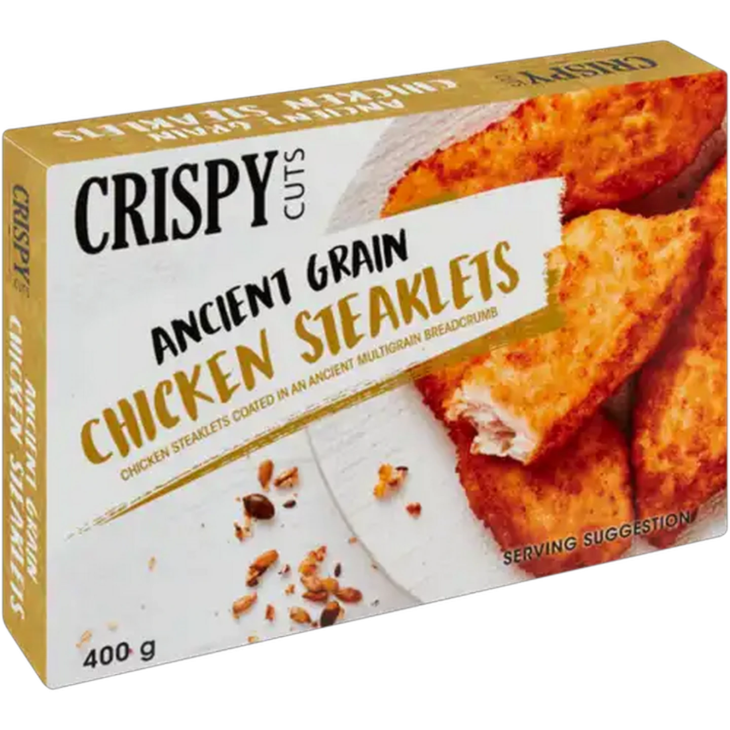 Image of Crispy Cuts Frozen Ancient Grain Chicken Steaklets 400g
