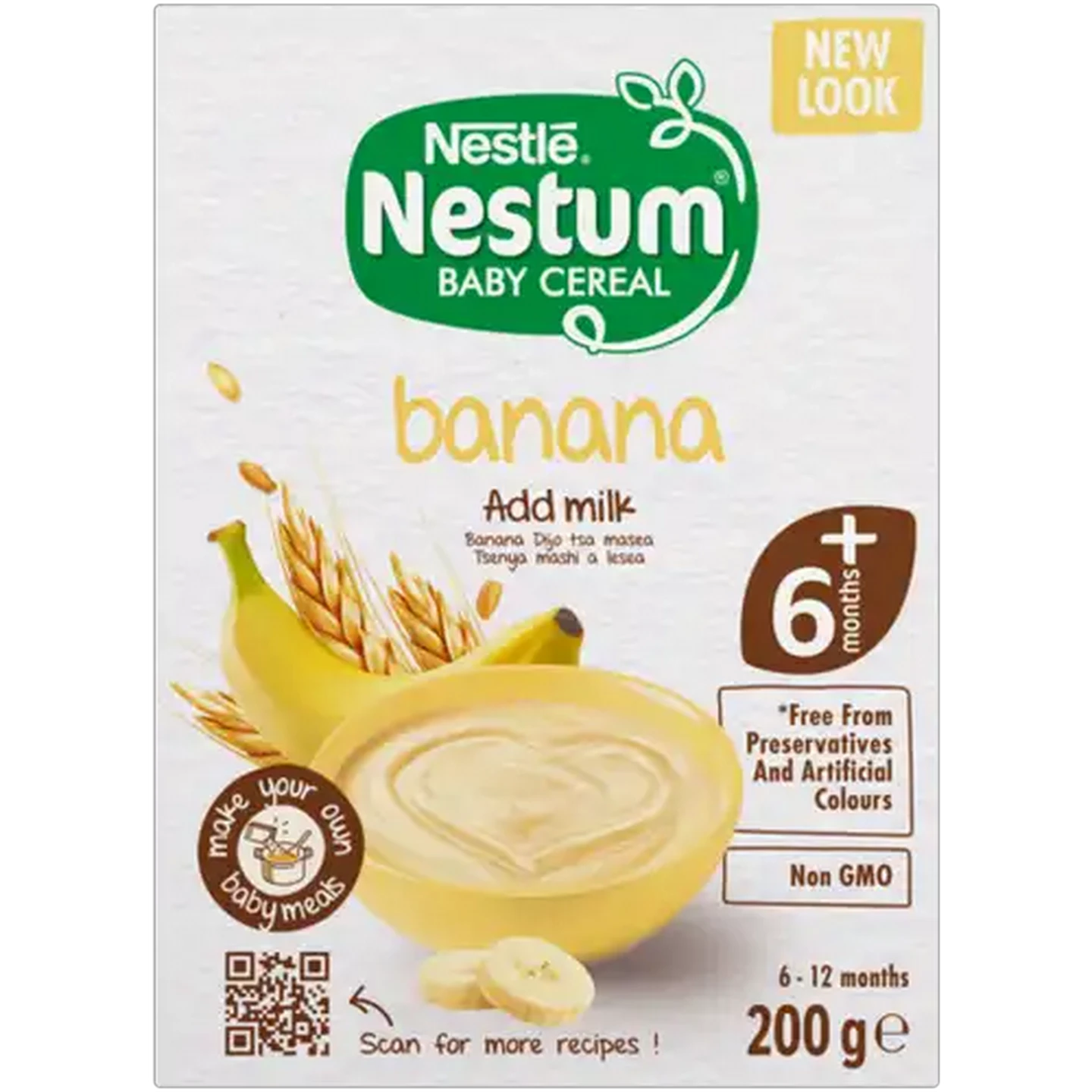 Image of Nestlé Nestum Banana Baby Cereal 200g