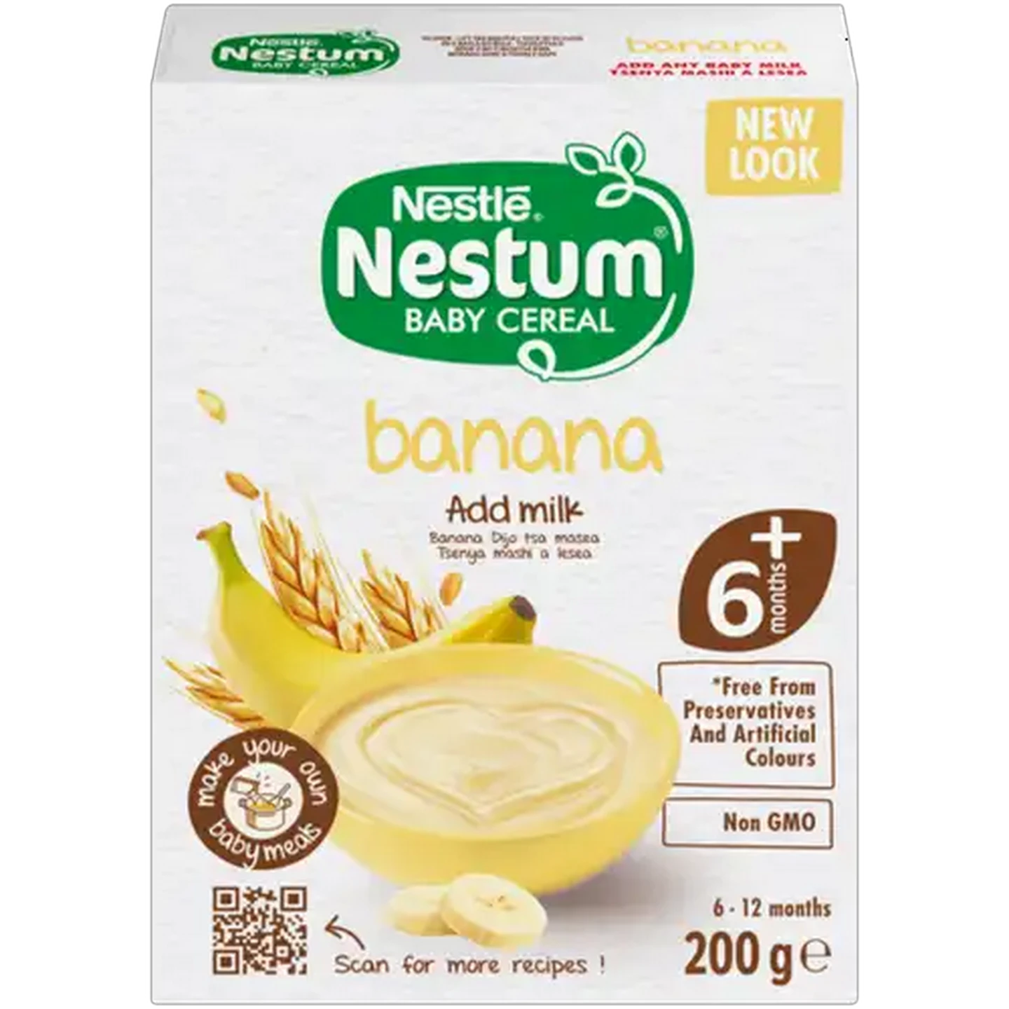 Image of Nestlé Nestum Banana Baby Cereal 200g