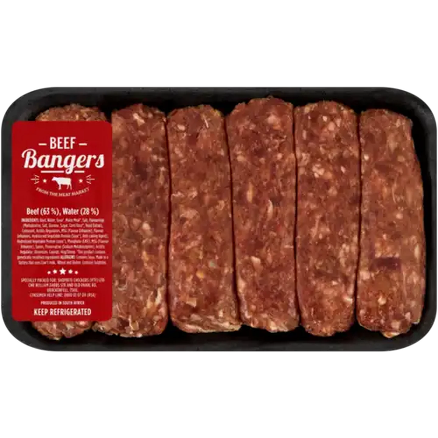 Image of Beef Bangers Per Kg